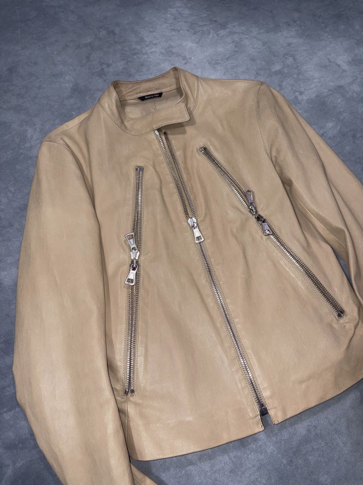 Maison Margiela Maison Margiela SS13 5 Zip Leather Jacket Size US S / EU 44-46 / 1 - 6 Thumbnail