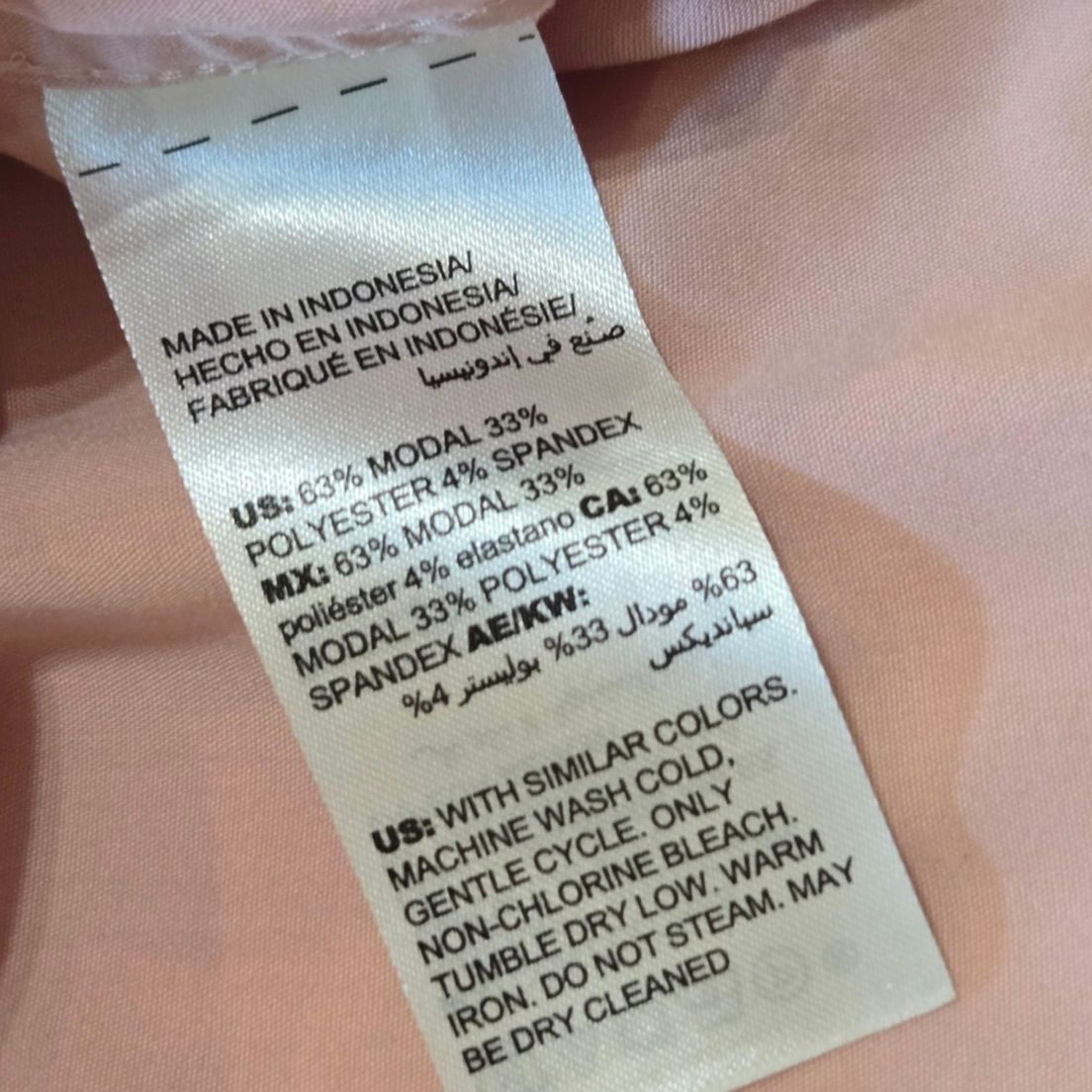 Chicos Chico's Peach Button-Up Blouse, Chico's 1 - US Medium Size M / US 6-8 / IT 42-44 - 6 Thumbnail