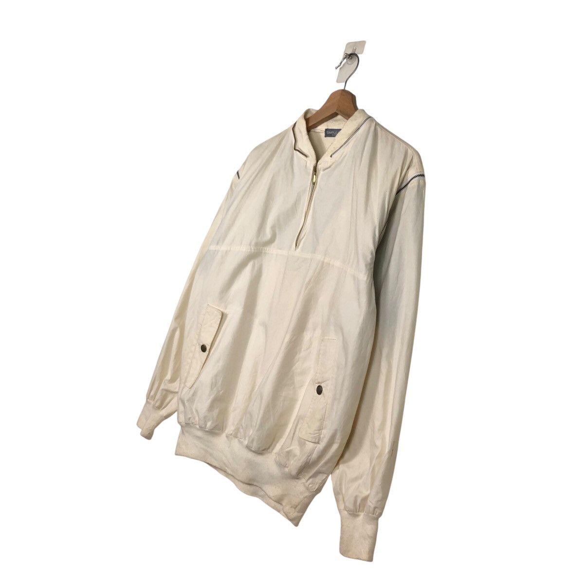 Issey Miyake 📌Vintage Bomber Jacket Simple Life Small Parts Size US L / EU 52-54 / 3 - 3 Thumbnail