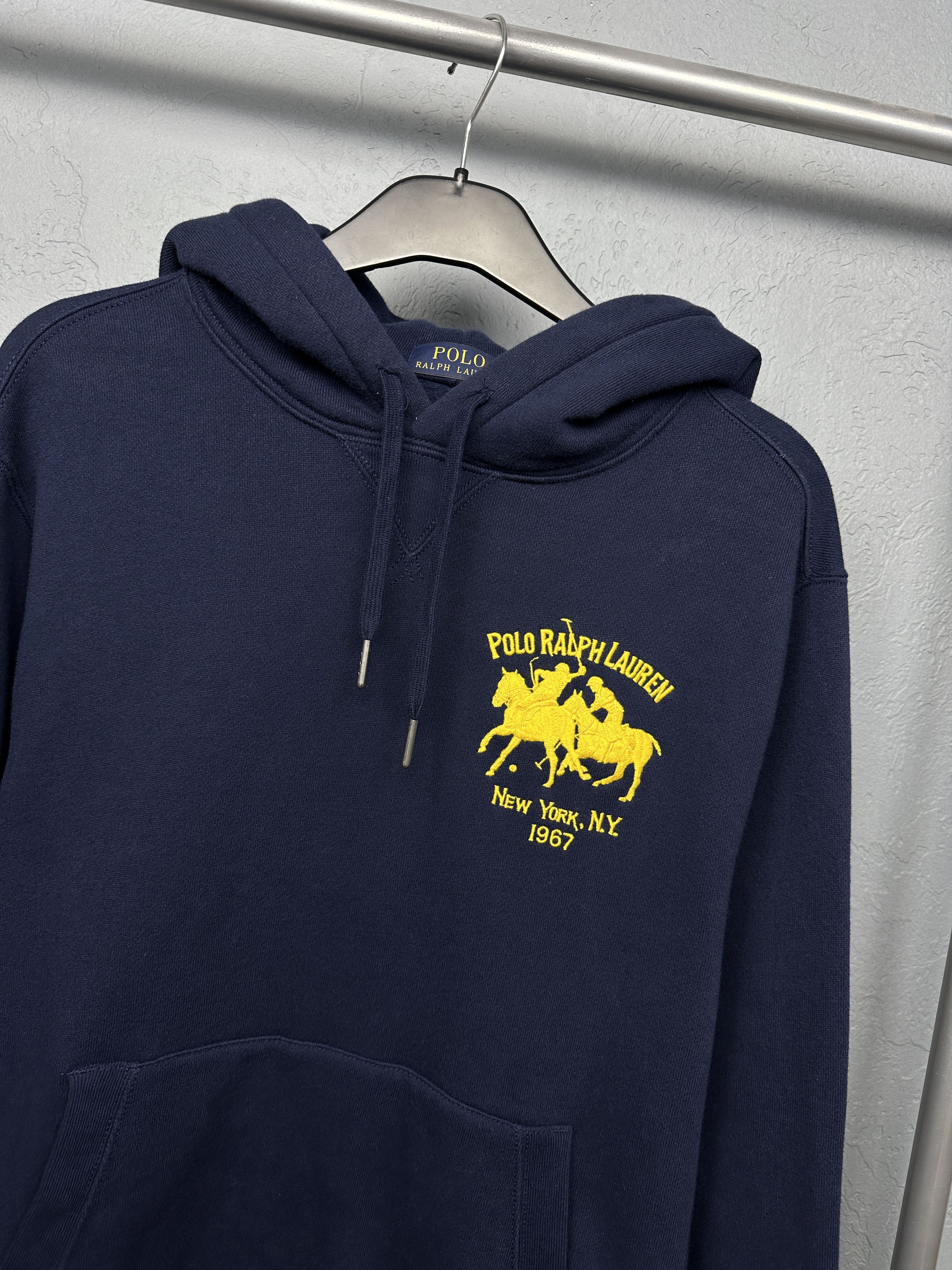 Polo Ralph Lauren Polo Ralph Lauren Big Logo Heavy Cotton Hoodie Size US M / EU 48-50 / 2 - 2 Thumbnail