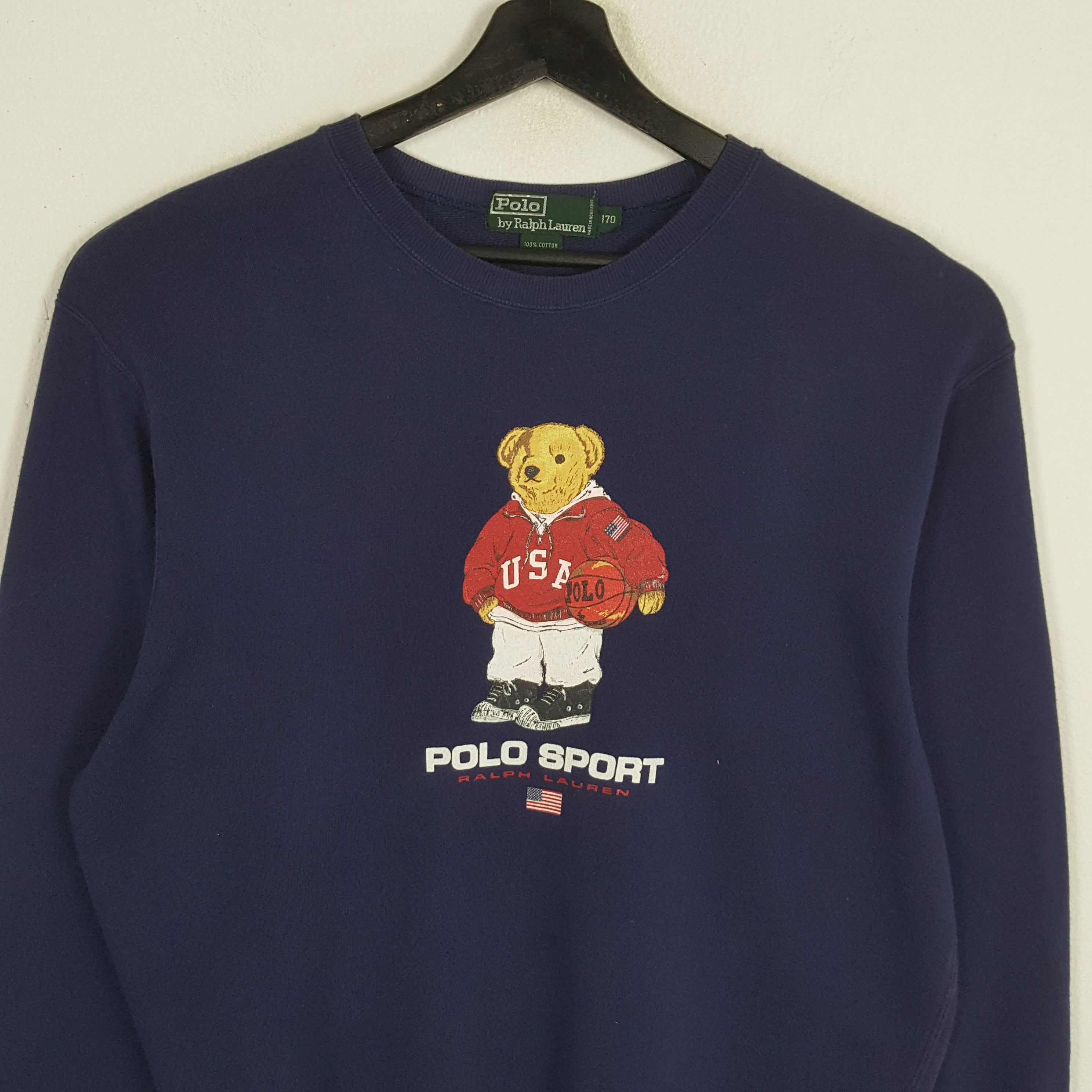Polo Ralph Lauren × Vintage POLO by RALPH LAUREN Fashion Style Sweatshirt Size US M / EU 48-50 / 2 - 2 Thumbnail