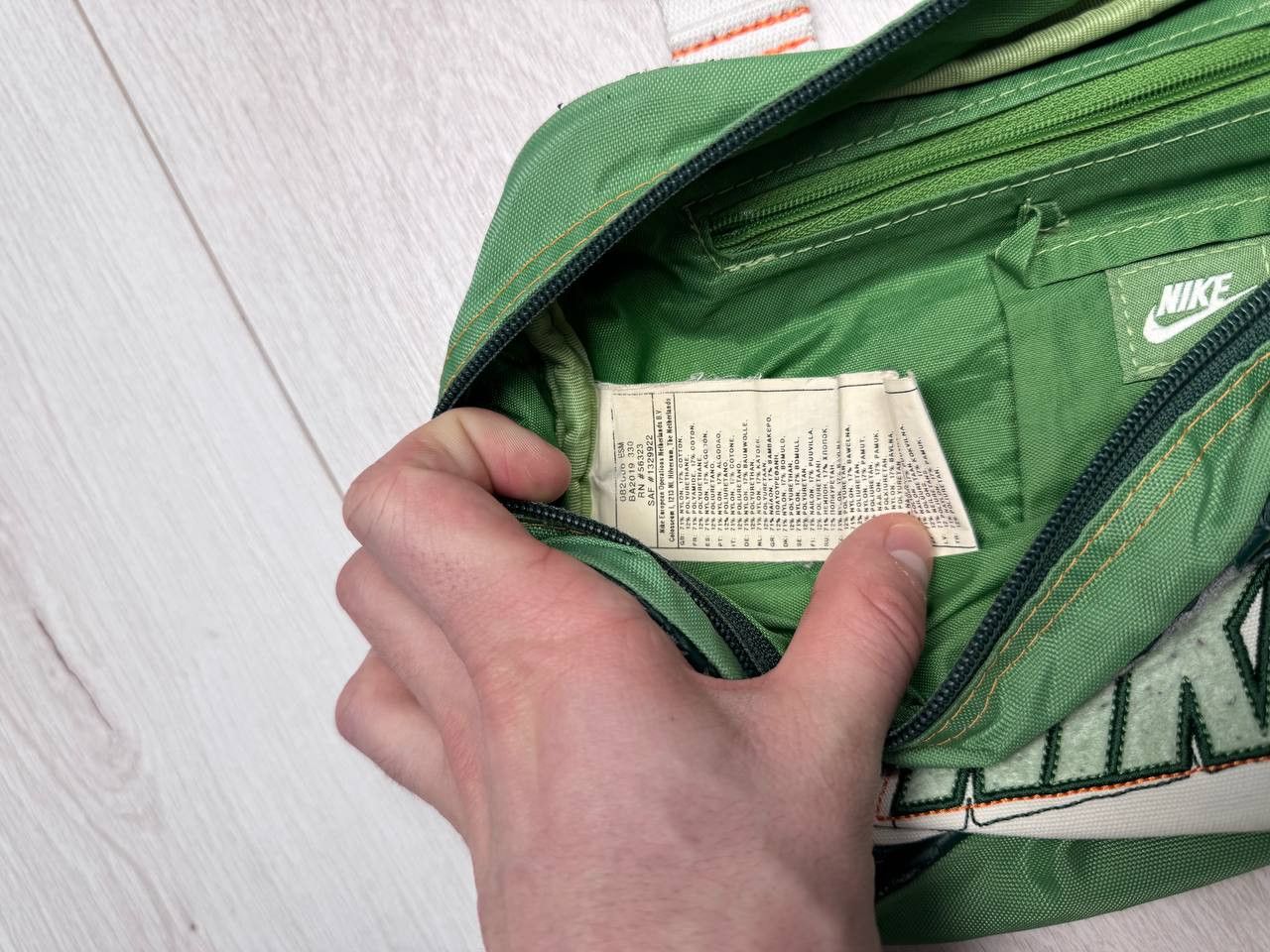 Nike Nike retro vintage mini bag big logo green Size ONE SIZE - 14 Thumbnail