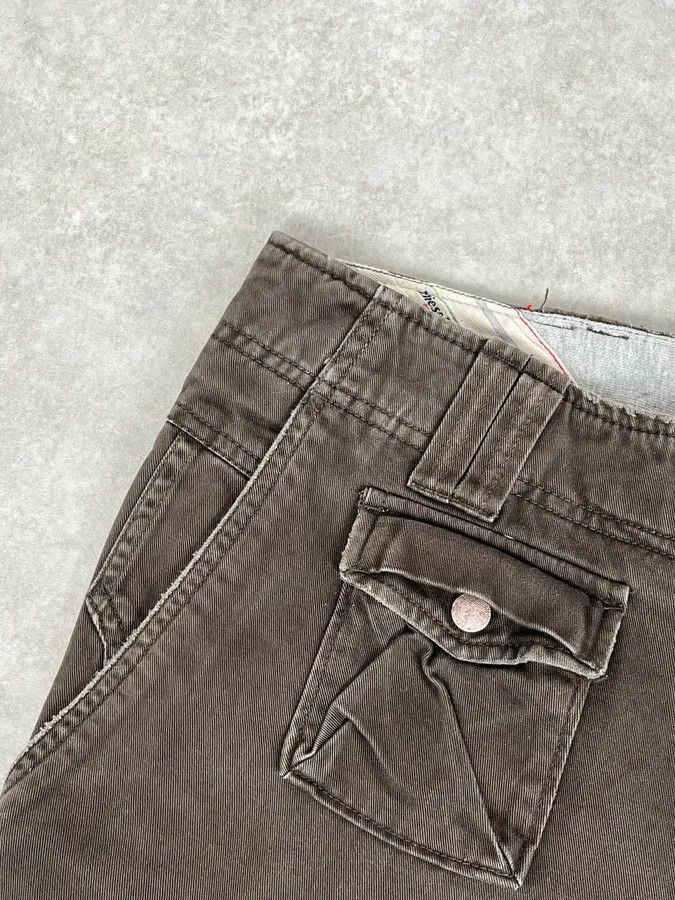 Diesel 2000s Diesel Brown Utility Cargo Pants Size US 33 - 9 Thumbnail