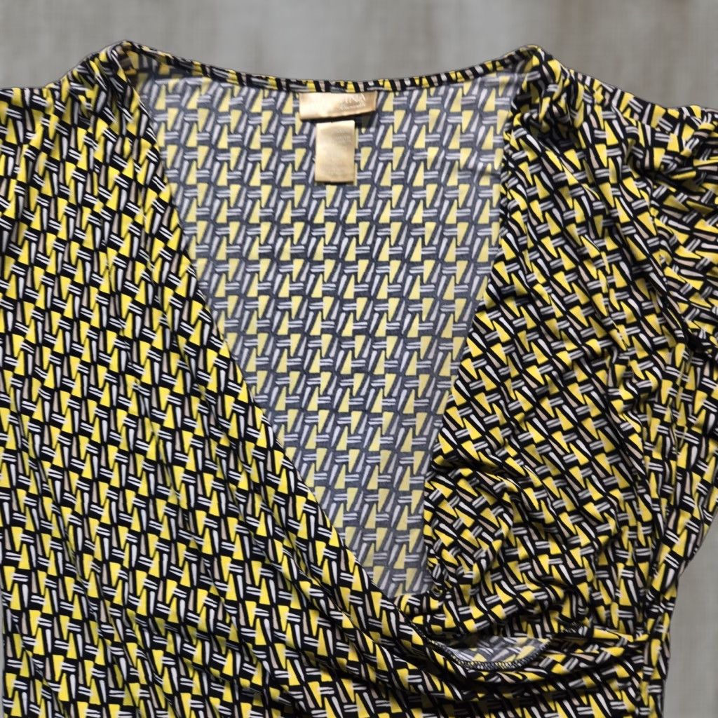 Vintage VINTAGE Miss Tina Yellow Black T-Shirt Long Sleeve Cowl Neck Adult Women's 2XL XXL Shirt Womens Miss Tina Animals 90s Century-Old Style? Size XXL / US 16-18 / IT 52-54 - 1 Thumbnail