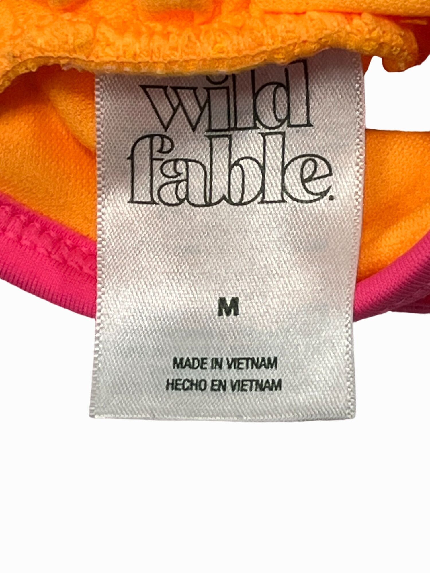Other Wild Fable Women's Color Block Square Neck Bikini Top- Orang Size ONE SIZE - 9 Thumbnail