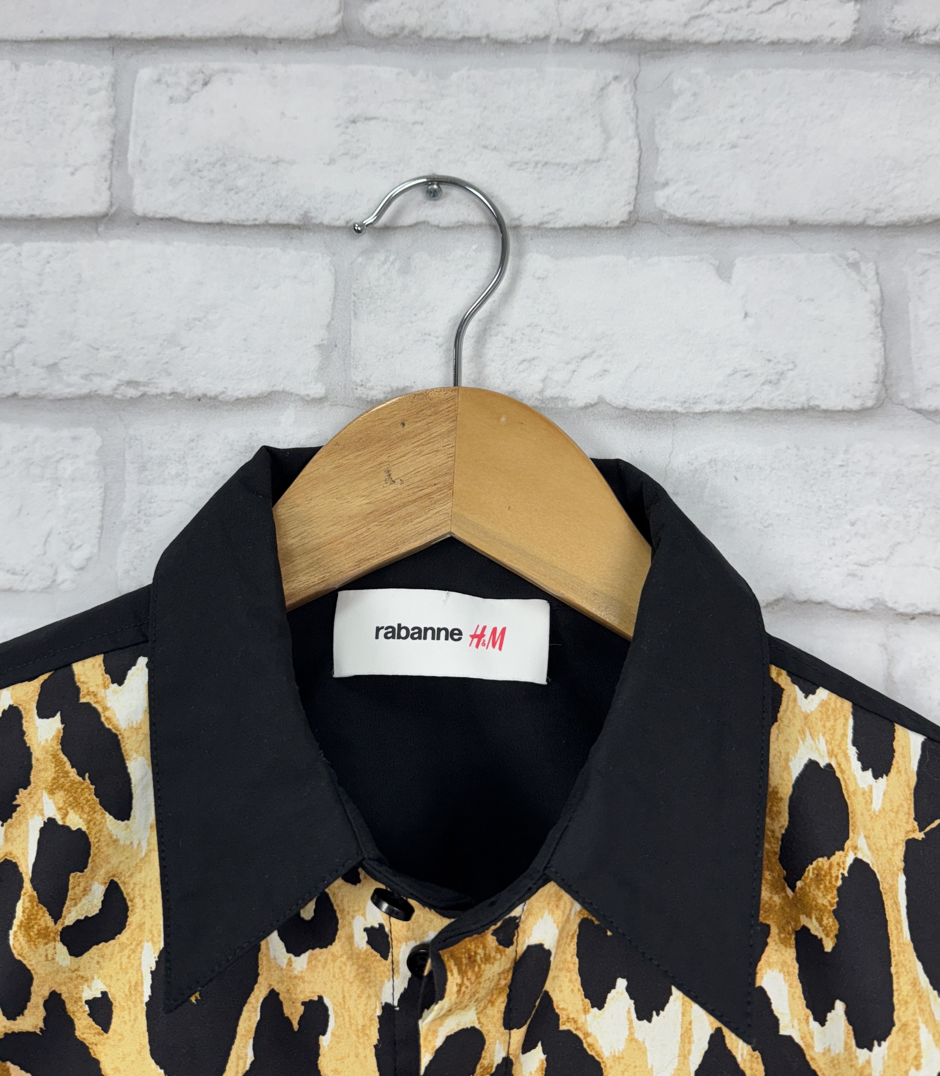 H&M NWOT PACO RABANNE x H&M Animal Leopard Print Shirt Size US XS / EU 42 / 0 - 9 Thumbnail