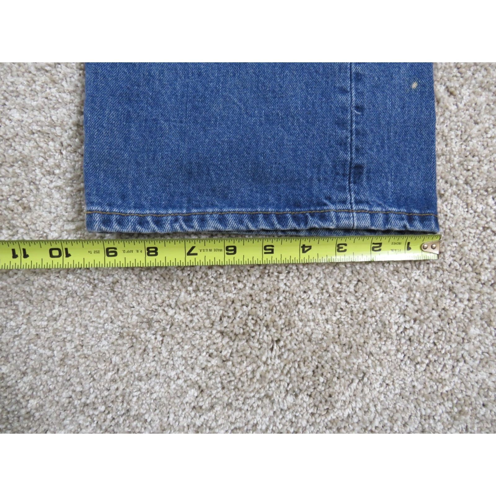 Levi's VINTAGE Levi's 501 Jeans Straight Leg Button Fly Blue 37X32 Men Regular Denim Cotton 90s USA Size US 37 - 7 Thumbnail