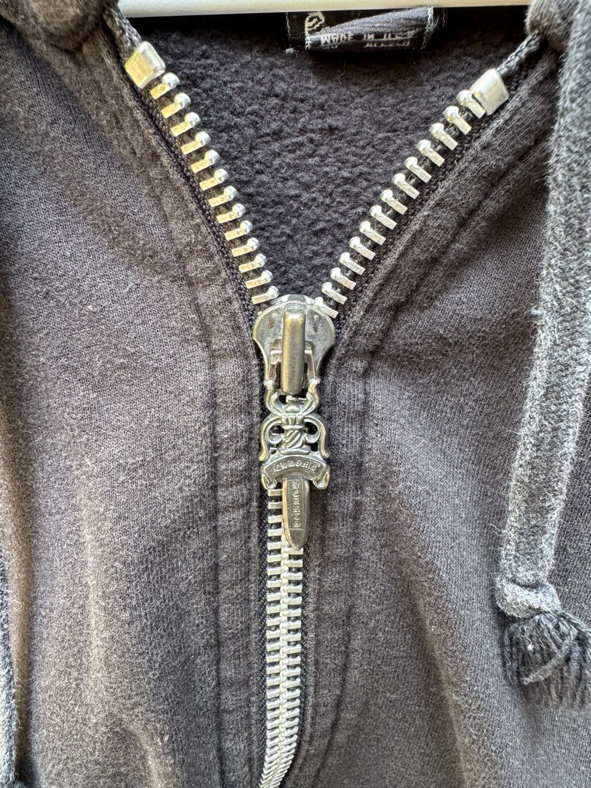 Chrome Hearts Vintage Chrome Hearts Leather Patch Horseshoe Zip up Hoodie Size US M / EU 48-50 / 2 - 3 Thumbnail