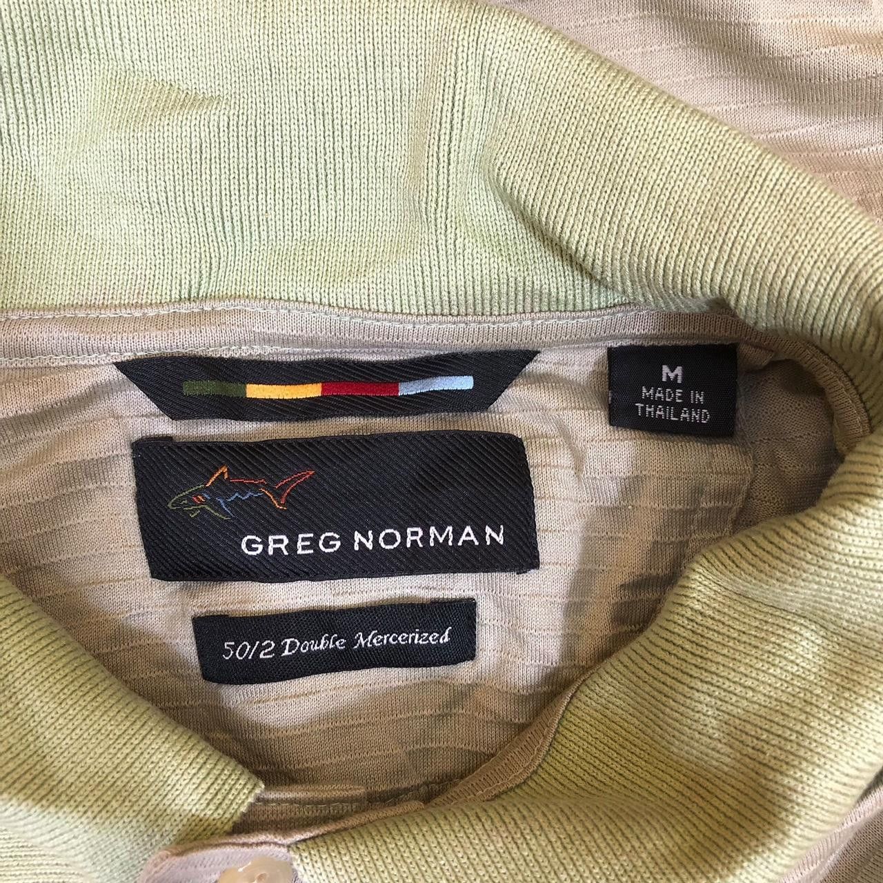 Greg Norman Vintage GREG NORMAN 50/2 Double Mercerized Polo Tee Shirt Size US M / EU 48-50 / 2 - 5 Thumbnail