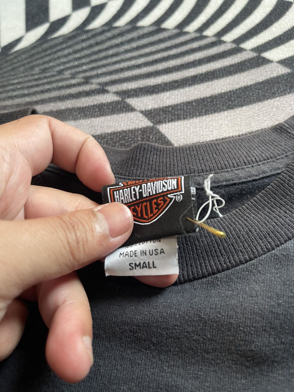 Harley Davidson Vintage 2009 Harley Davidson Long Sleeve Pocket Tee - S Size US S / EU 44-46 / 1 - 4 Thumbnail