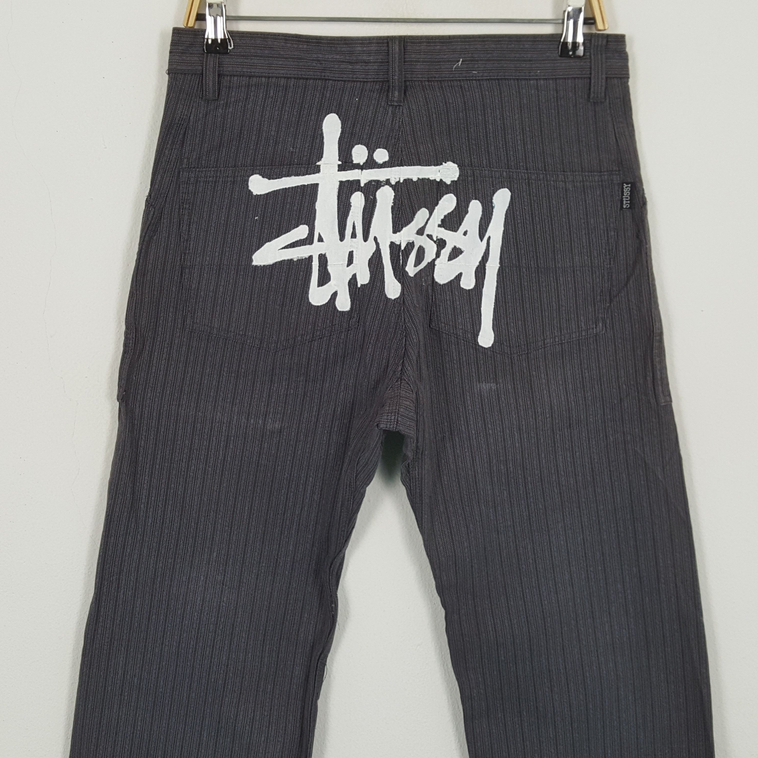 Stussy × Vintage Vintage STUSSY American Streetwear Style Pants Size US 31 - 2 Thumbnail