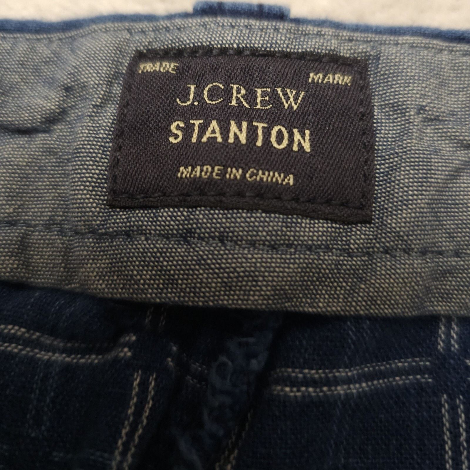 J.Crew J Crew Stanton 9" Chino Shorts Nautical Anchor Embroidered Size US 29 - 5 Thumbnail