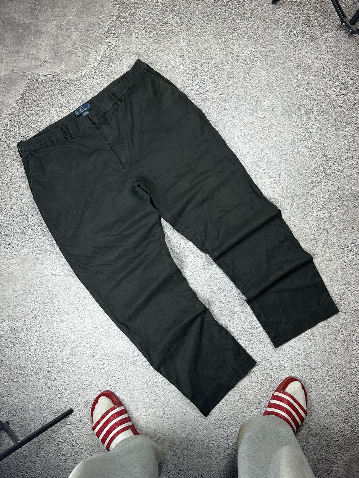 Polo Ralph Lauren Vintage Polo by Ralph Lauren Brown Faded Chinos Pants Size US 42 / EU 58 - 2 Thumbnail