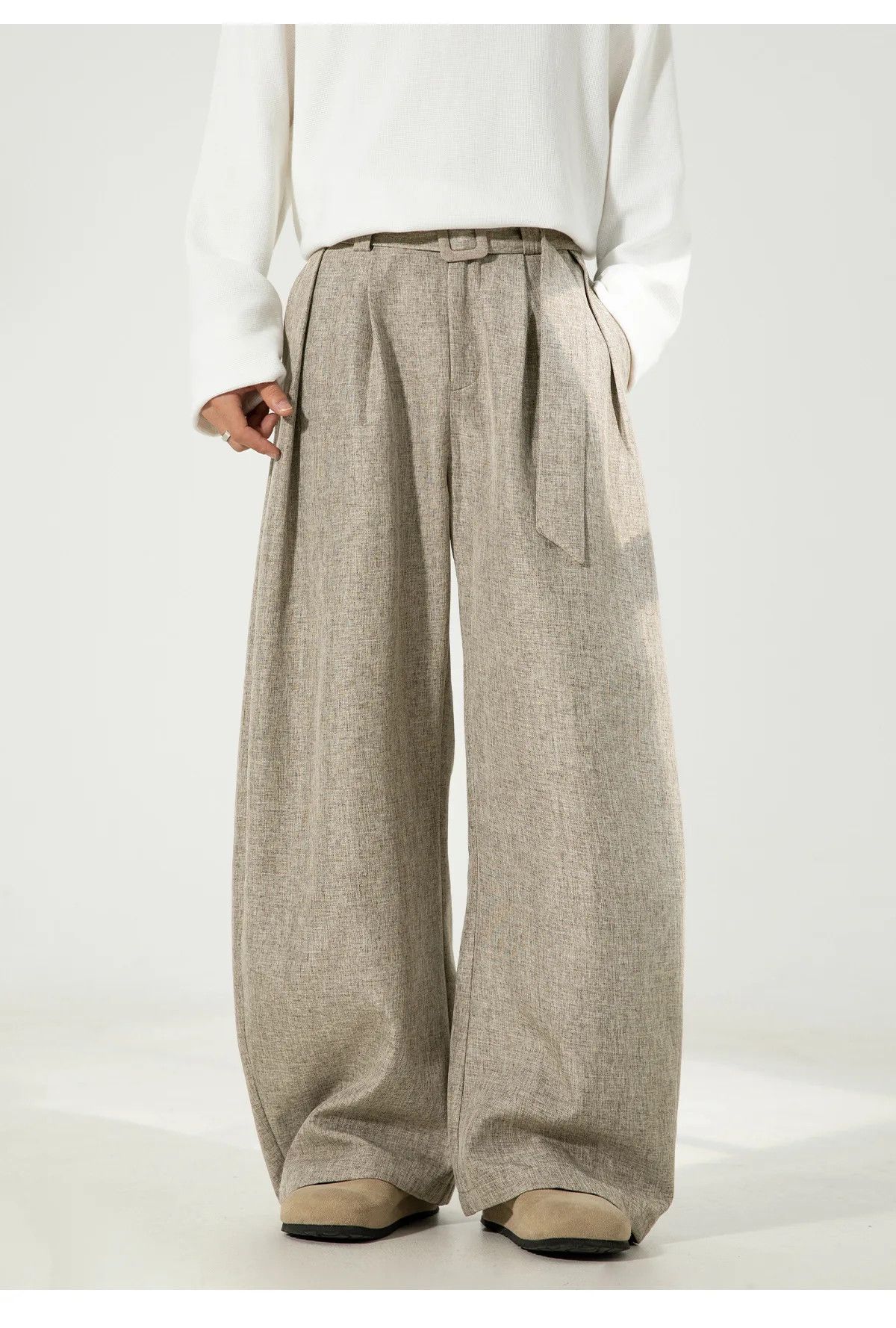 Japanese Brand Wide Leg Baggy Korean Style Pants Size US 34 / EU 50 - 3 Thumbnail
