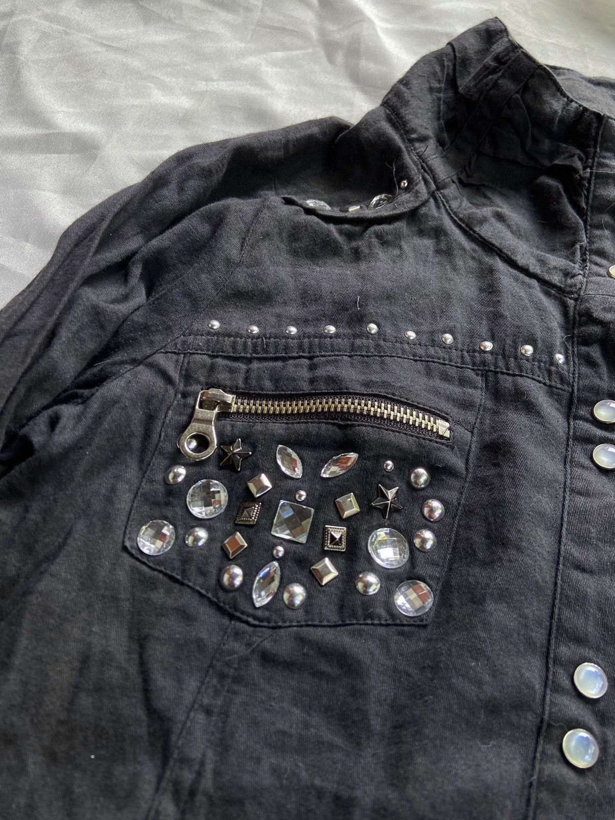 If Six Was Nine MAISON GILFY JAPANESE PUNK GOTHIC BUTTON DOWN SHIRT Size US S / EU 44-46 / 1 - 5 Thumbnail