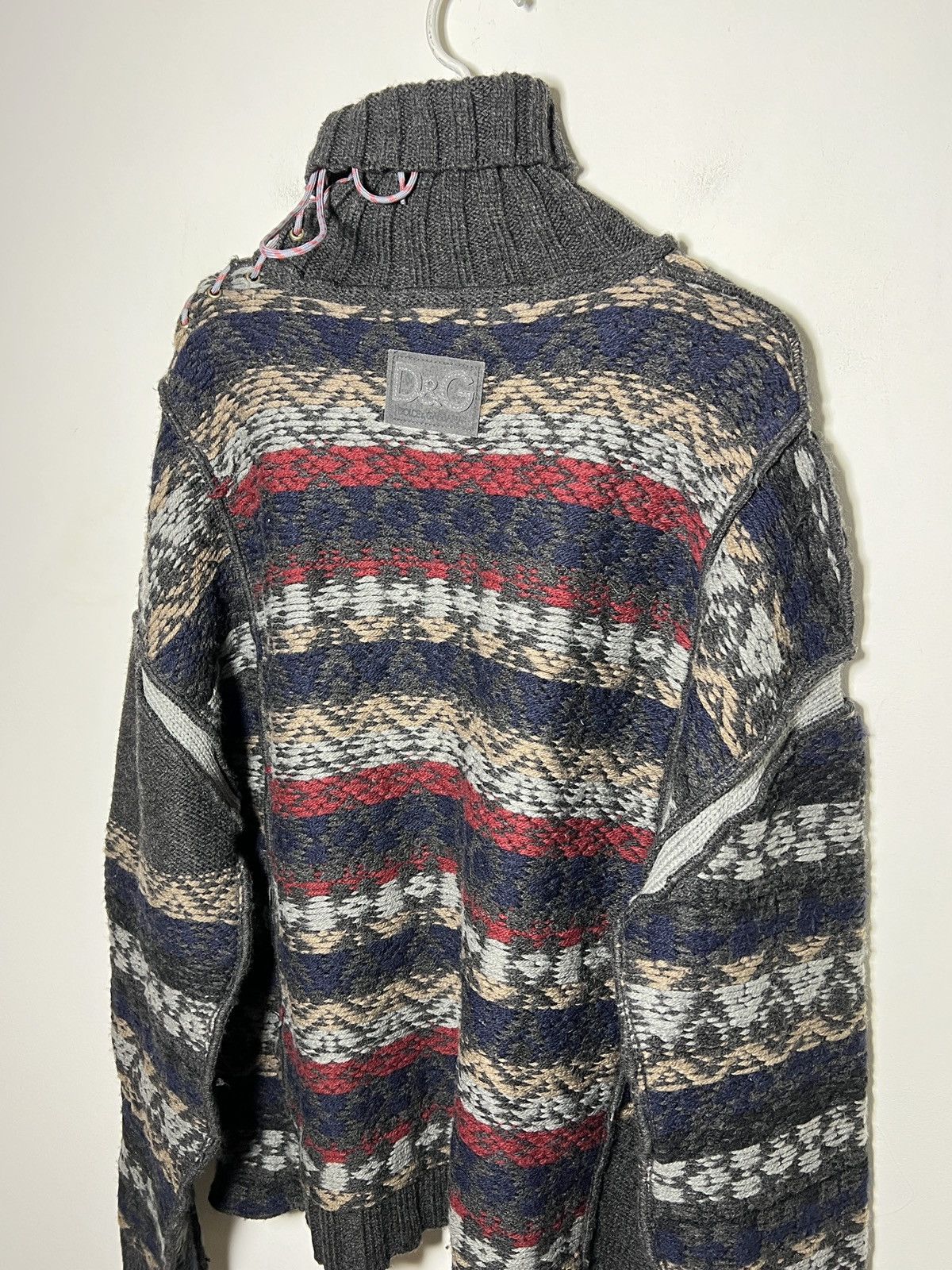 Dolce & Gabbana dolce&gabbana y2k patched mohair alpaca sweater Size US L / EU 52-54 / 3 - 8 Thumbnail