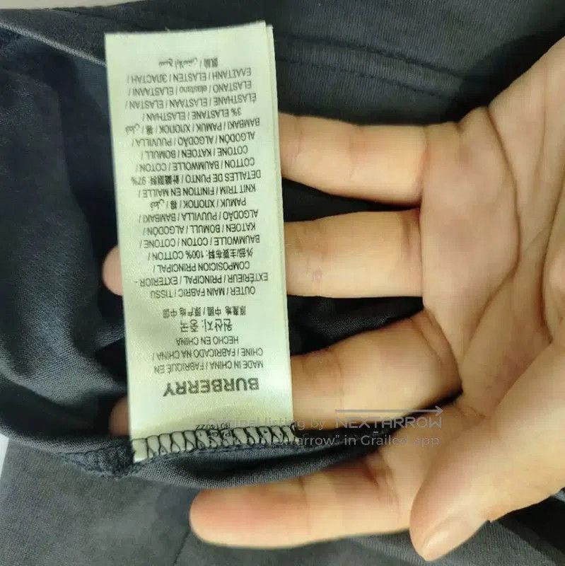 Burberry Burberry Black Cotton Women's T-Shirt. Size L / US 10 / IT 46 - 5 Thumbnail