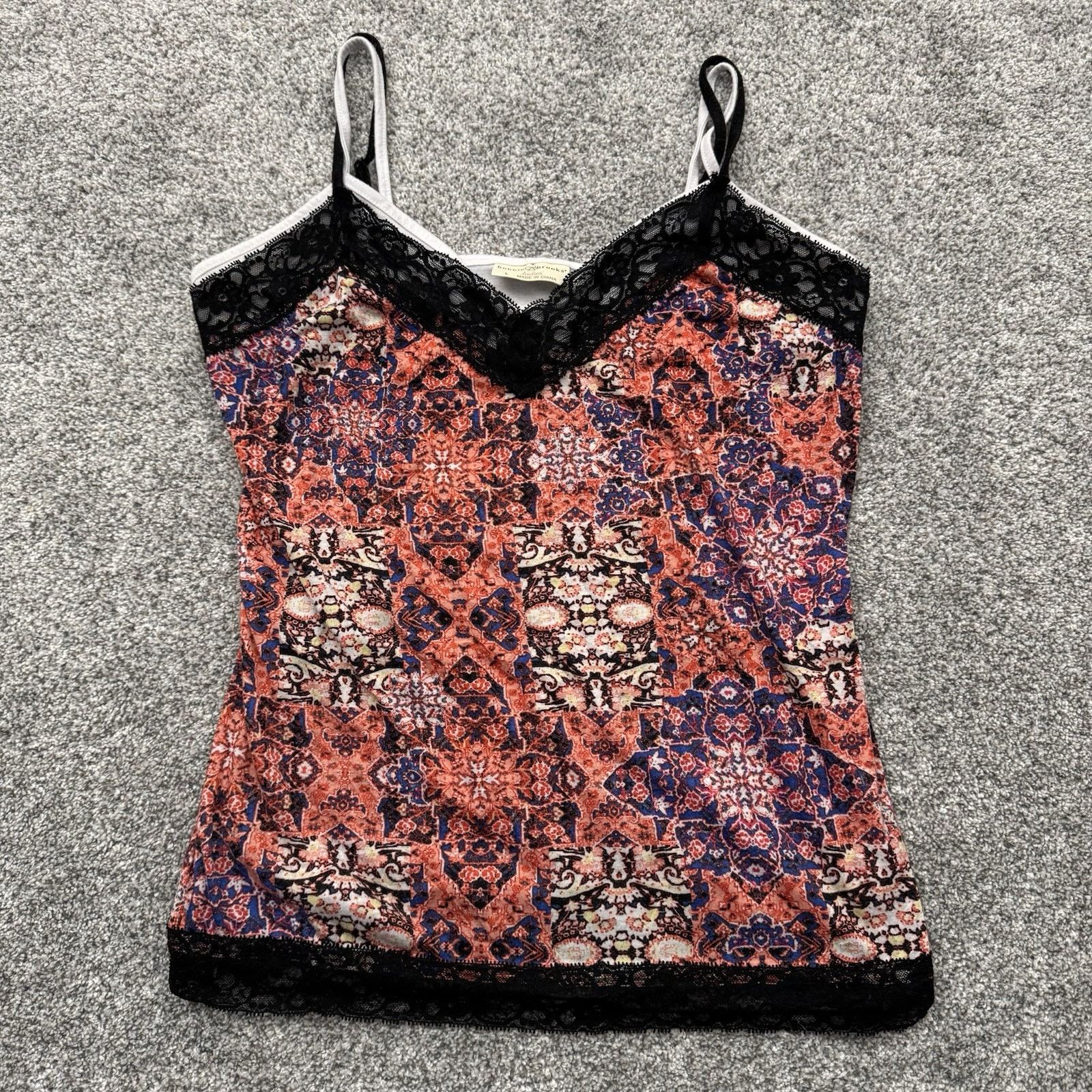 Other Y2K Inspired Top Large Lace Trim Cami Boho Coquette Romantic Size L / US 10 / IT 46 - 1 Thumbnail