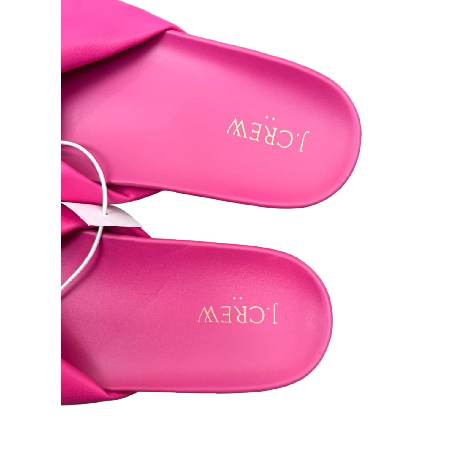 J.Crew J. Crew Women's Sandal Cross-Strap Pool Slides Size 8 Medium Bright Pink NWT Flashback Slidez? Size US 8 / IT 38 - 3 Thumbnail