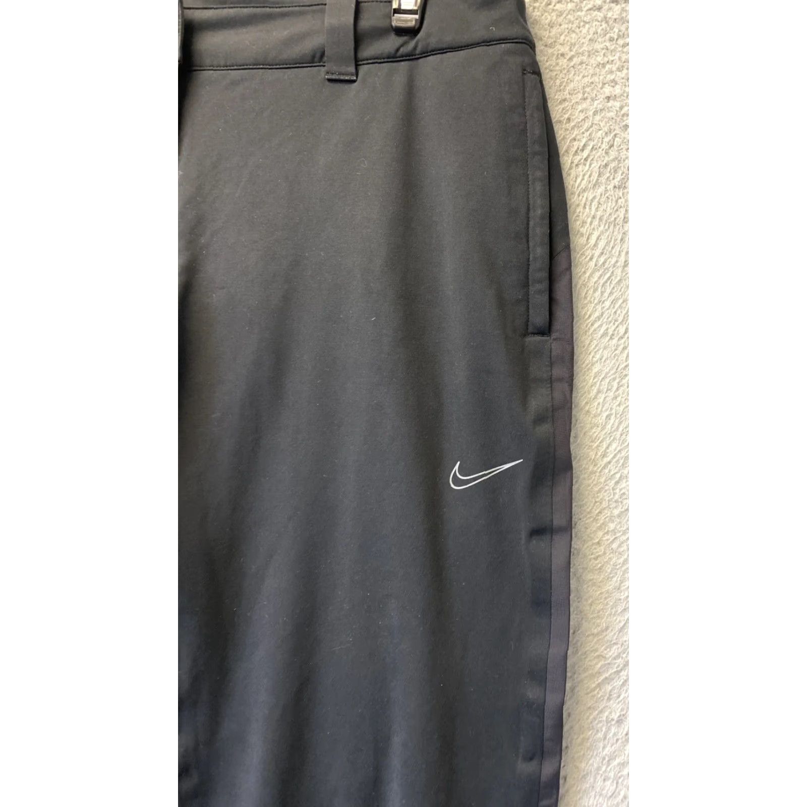 Nike Nike Pants Women Large Black Golf Training StormFit All Time Classic /99-32 Pants Size 36" / US 14 / IT 50 - 2 Thumbnail