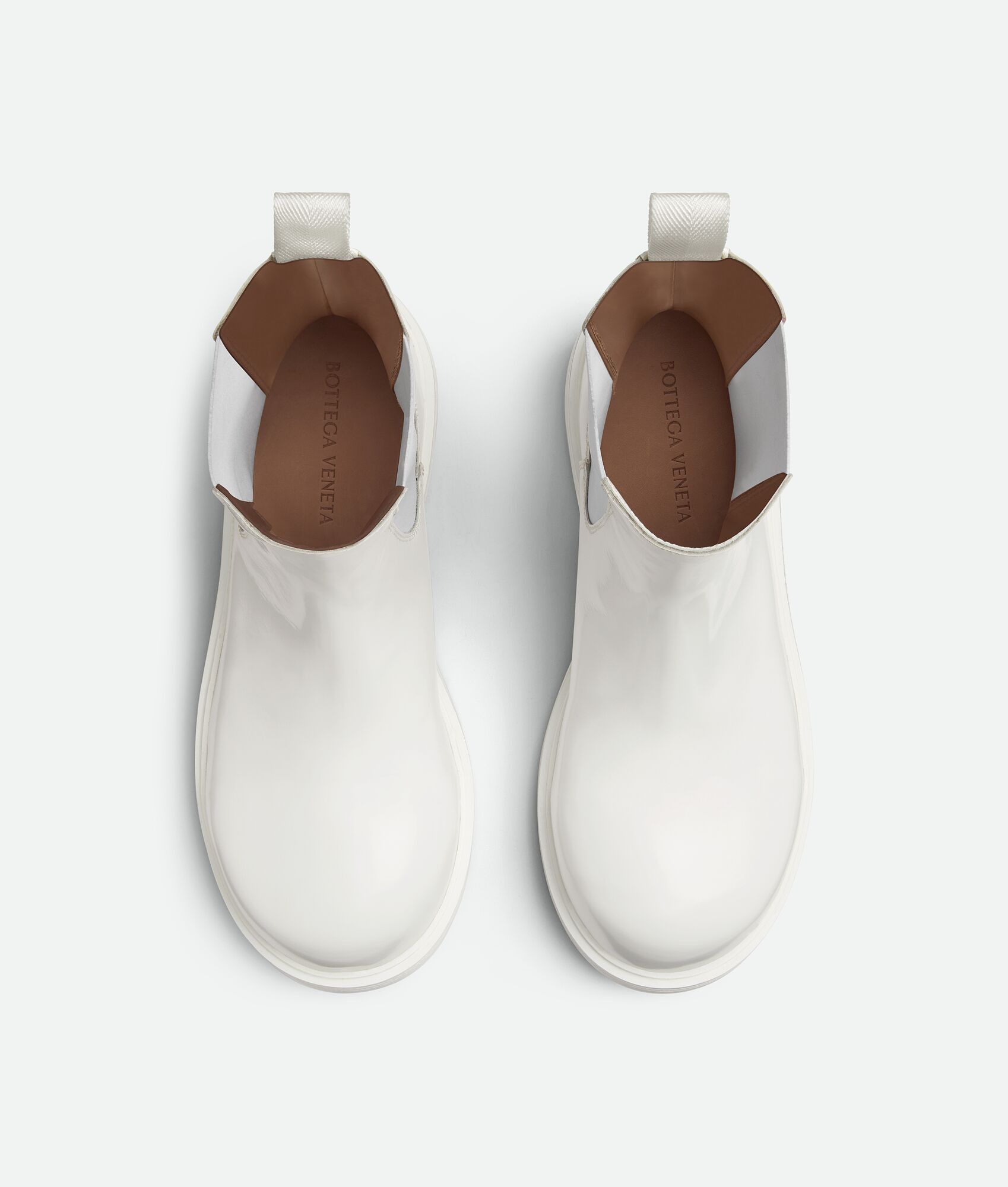 Bottega Veneta o1w1db10525 Fireman Chelsea Ankle Boots in Optic White Size US 9 / EU 42 - 4 Thumbnail