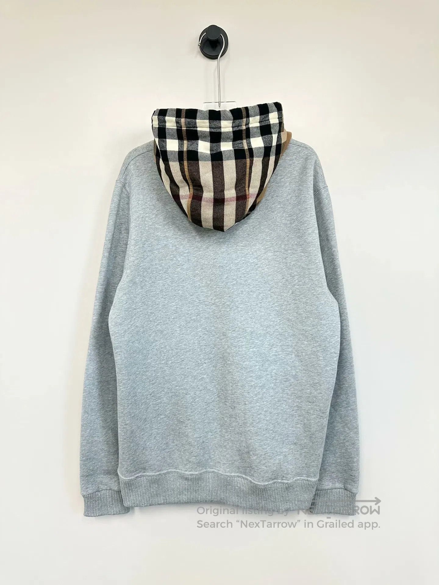 Burberry Burberry Gray Plaid Hooded Sweatshirt| Size US S / EU 44-46 / 1 - 2 Thumbnail