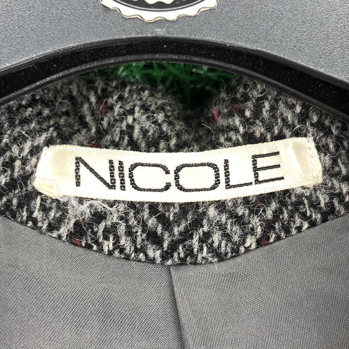 Japanese Brand Vintage 80's Wool Striped Blazer Flap Pocket by Nicole Size US L / EU 52-54 / 3 - 12 Thumbnail