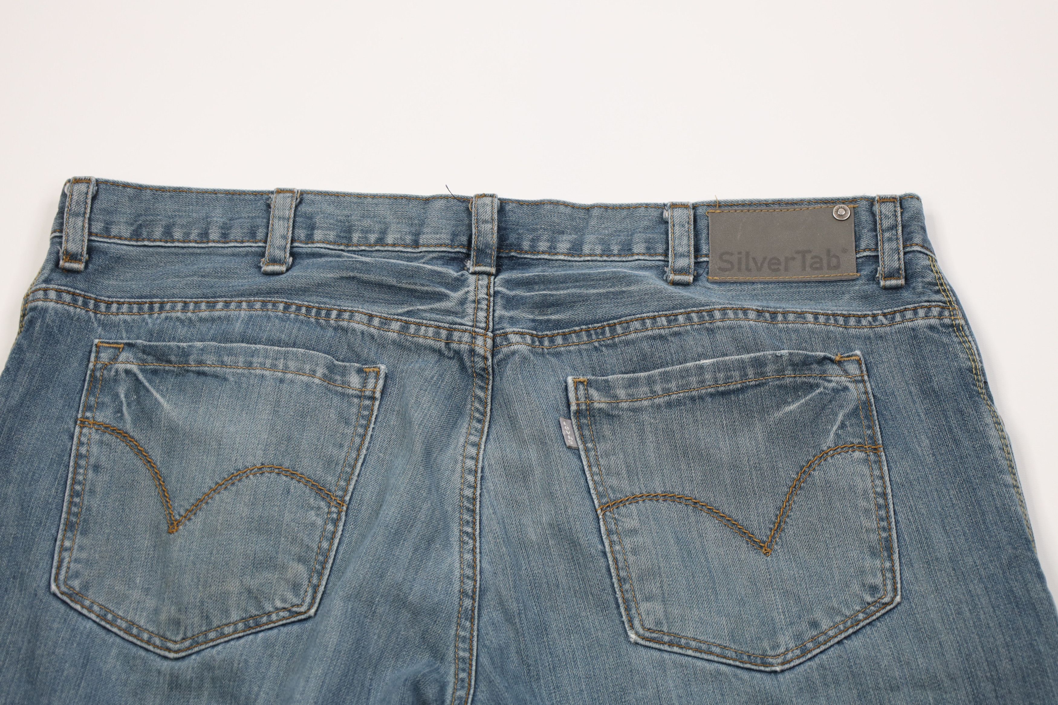 Levi's Vintage Y2K Levis Silvertab Fit Wide Leg Denim Jeans Blue Size US 38 / EU 54 - 11 Thumbnail