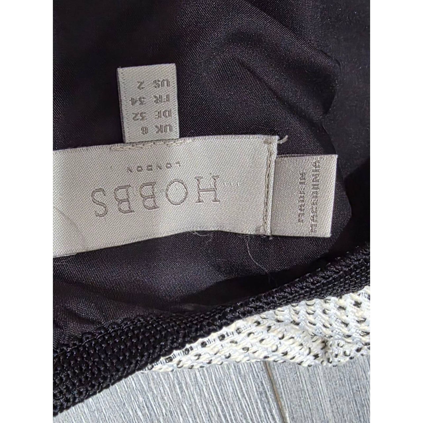 & Other Stories Hobbs Black And White work Sheath Dress Size 2 A003342 Size XS / US 0-2 / IT 36-38 - 7 Thumbnail