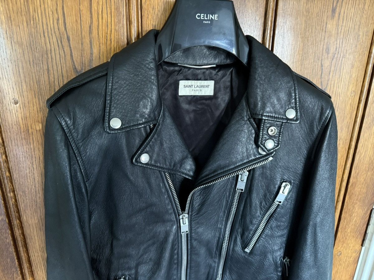Saint Laurent Paris Saint Laurent Bloodluster leather L17 biker jacket 46 Hedi Size US S / EU 44-46 / 1 - 12 Thumbnail