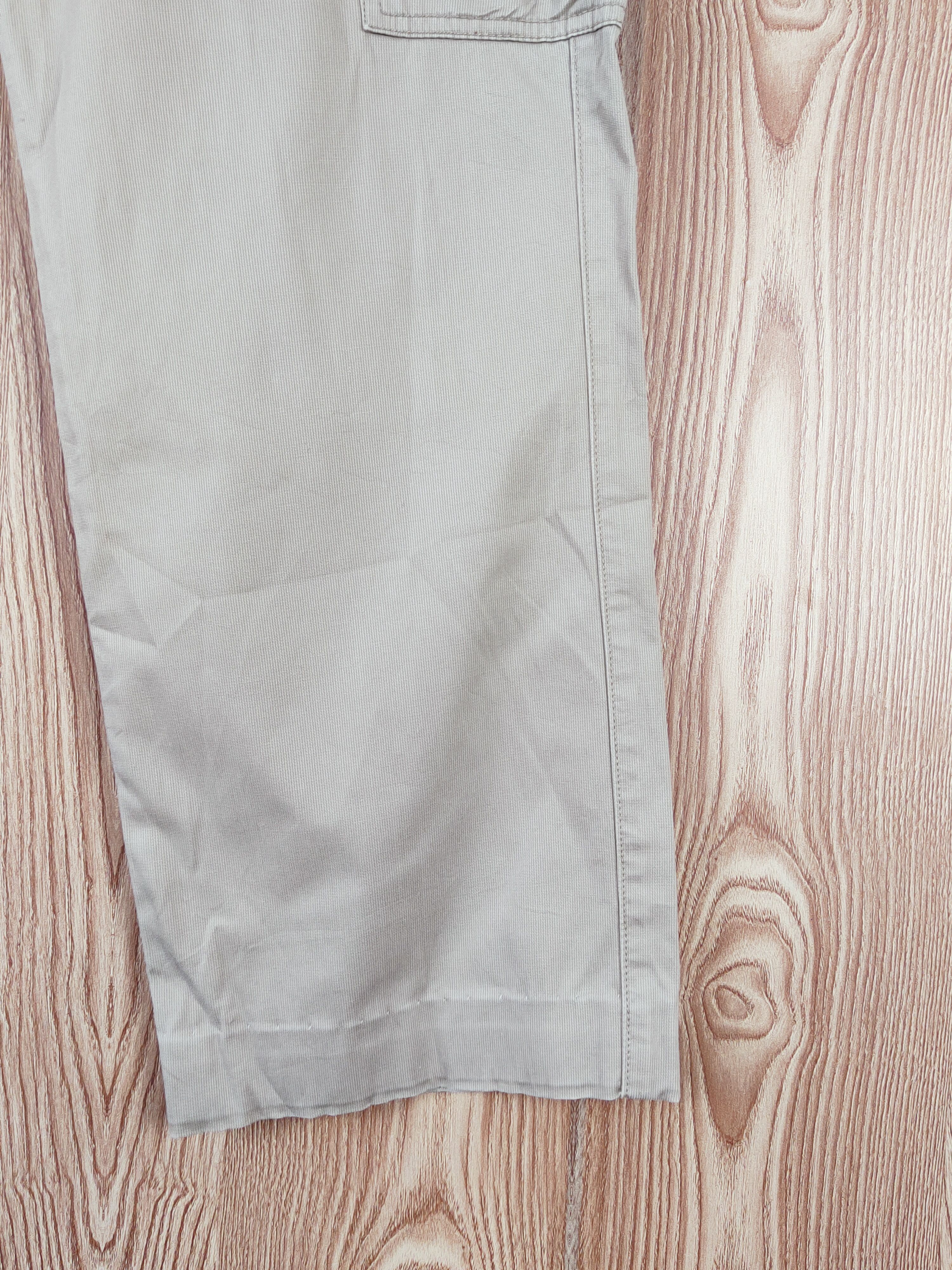 Japanese Brand Topvalu Beige Multipocket Tactical Cargo Pants #w642 Size US 31 - 6 Thumbnail