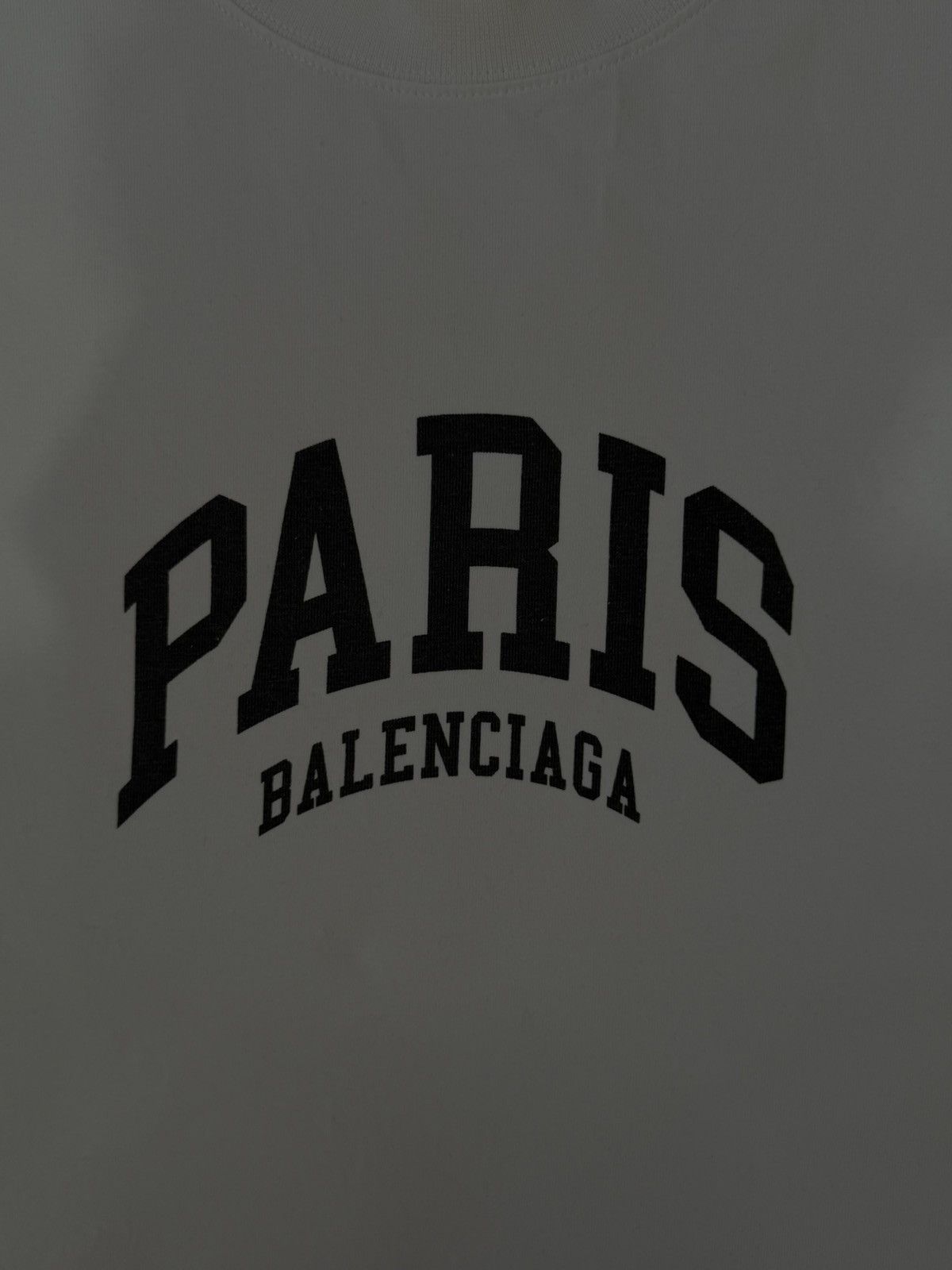 Balenciaga Balenciaga Paris T-Shirt – White Size US M / EU 48-50 / 2 - 2 Thumbnail