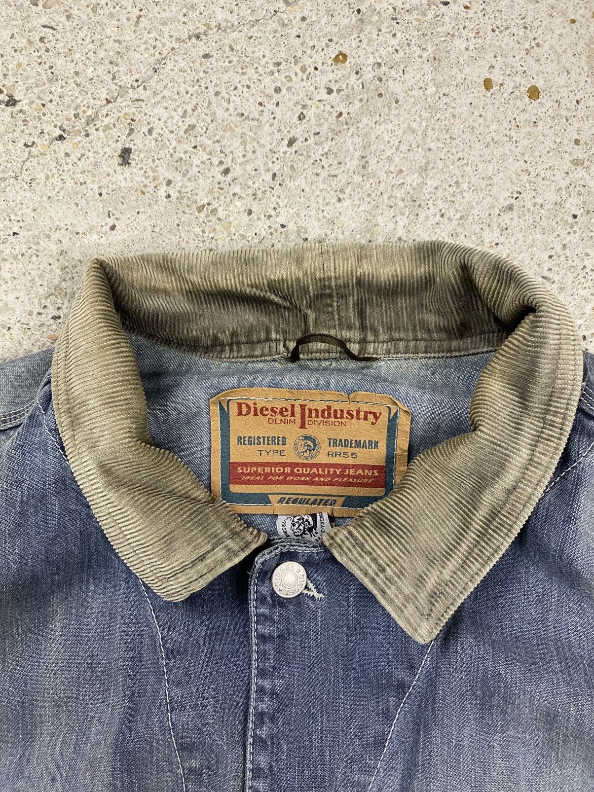 Diesel Diesel denim jacket vintage trashed made in italy archive Size US XXL / EU 58 / 5 - 4 Thumbnail