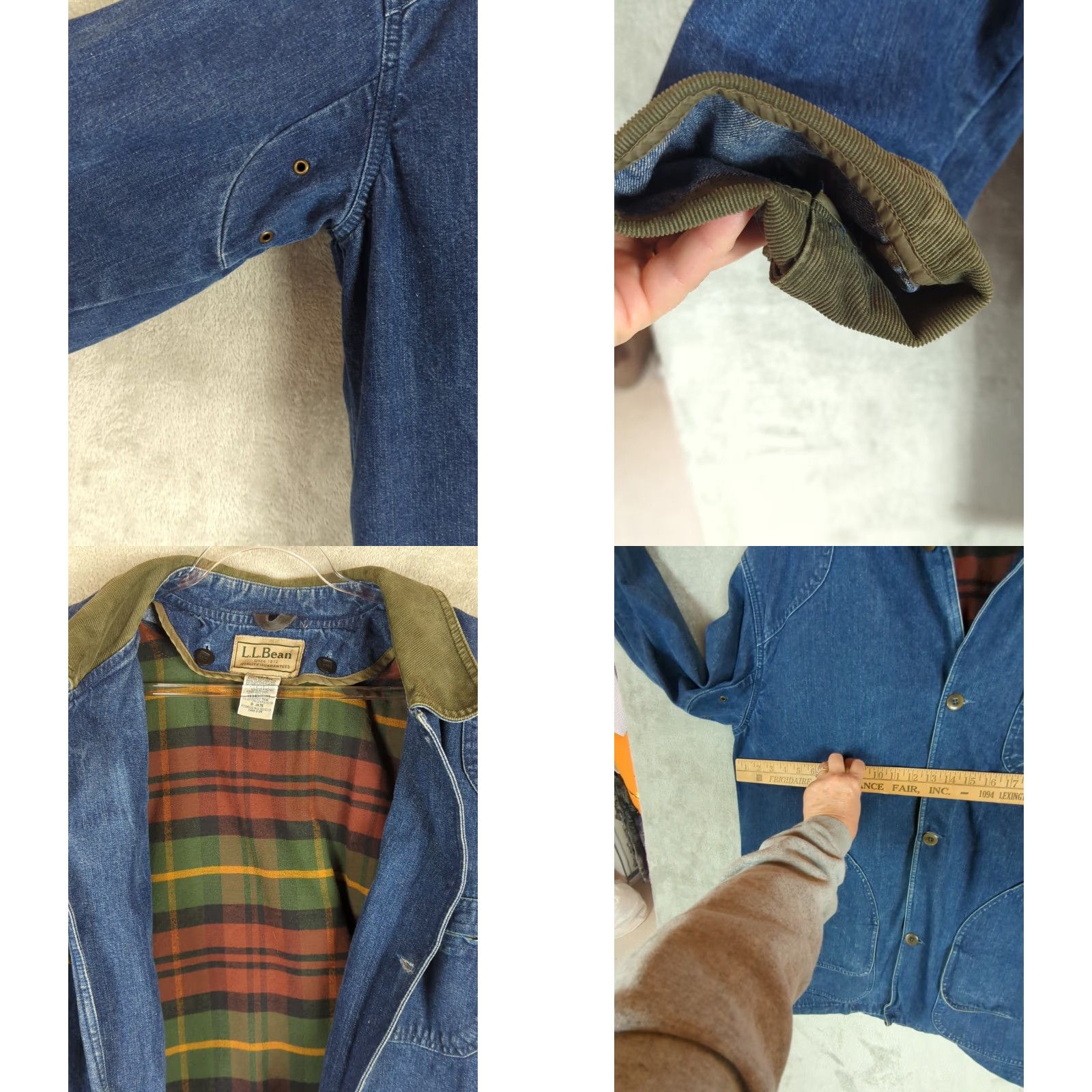 Vintage VINTAGE LL Bean Denim Barn Coat Men 2XL Tall Chore Jacket 90s Y2K denim coat blue Size US XXL / EU 58 / 5 - 8 Thumbnail
