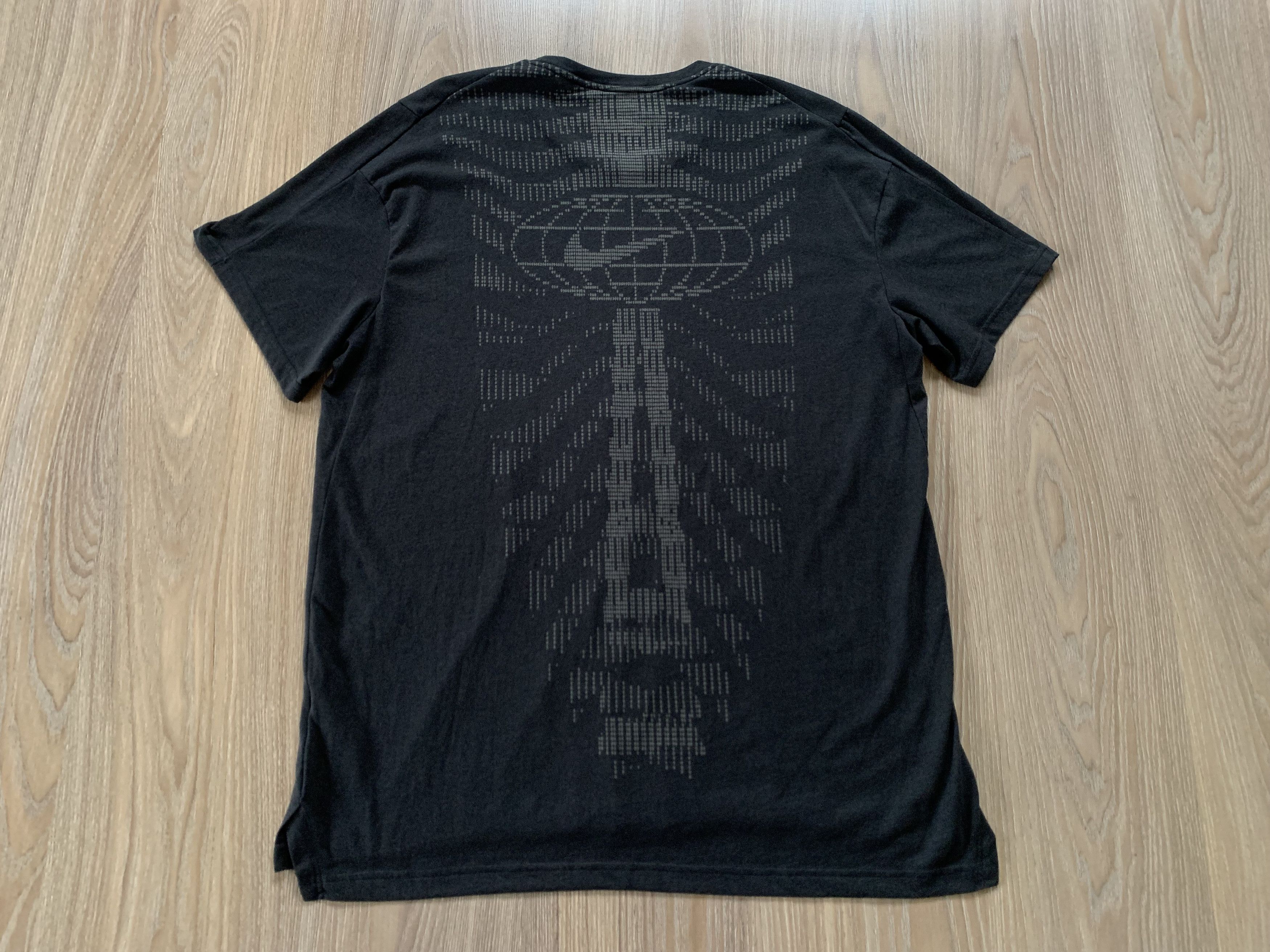 Nike Nike Pro Burnout Mesh Print Training T Shirt Size US L / EU 52-54 / 3 - 3 Thumbnail