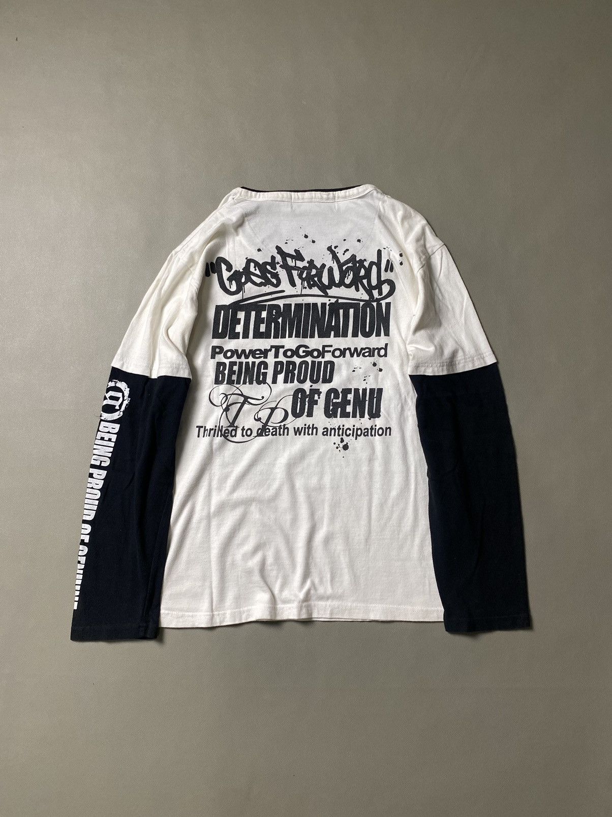 If Six Was Nine × Japanese Brand × Le Grande Bleu (L.G.B.) Beaumont Carr Poem Doublelayer Longsleeve Size US L / EU 52-54 / 3 - 2 Thumbnail