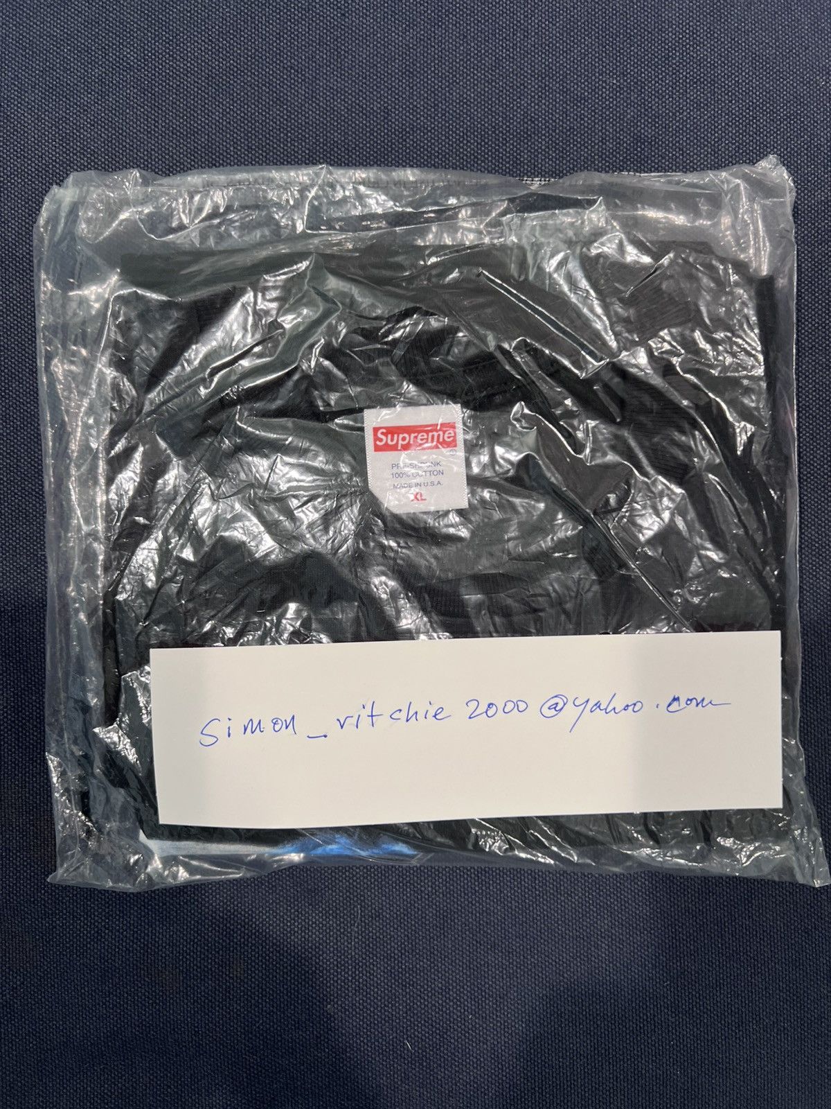 Supreme Supreme Nan Goldin Misty & Jimmy Paulette tee DSWT black XL Size US XL / EU 56 / 4 - 3 Thumbnail