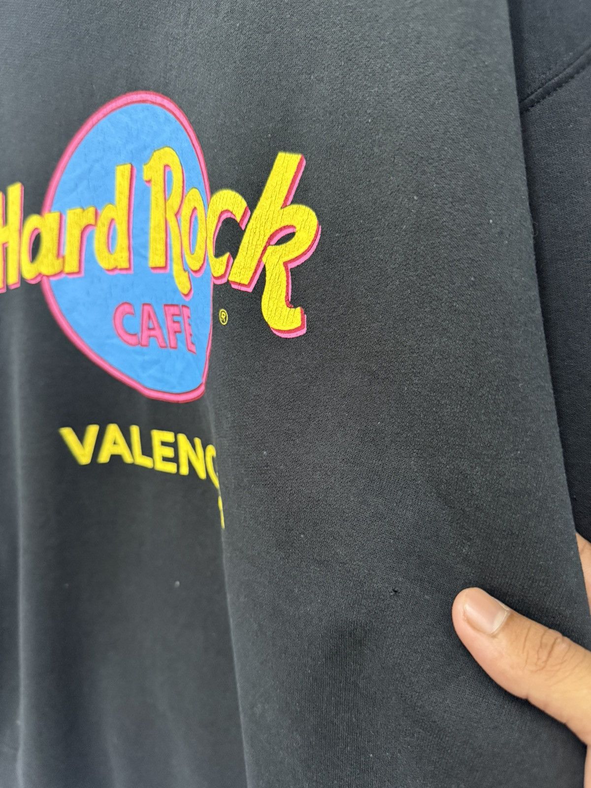 Hard Rock Cafe 🔥 90's Made in USA Valencia Hard Rock Cafe Sweatshirt - XL Size US M / EU 48-50 / 2 - 5 Thumbnail