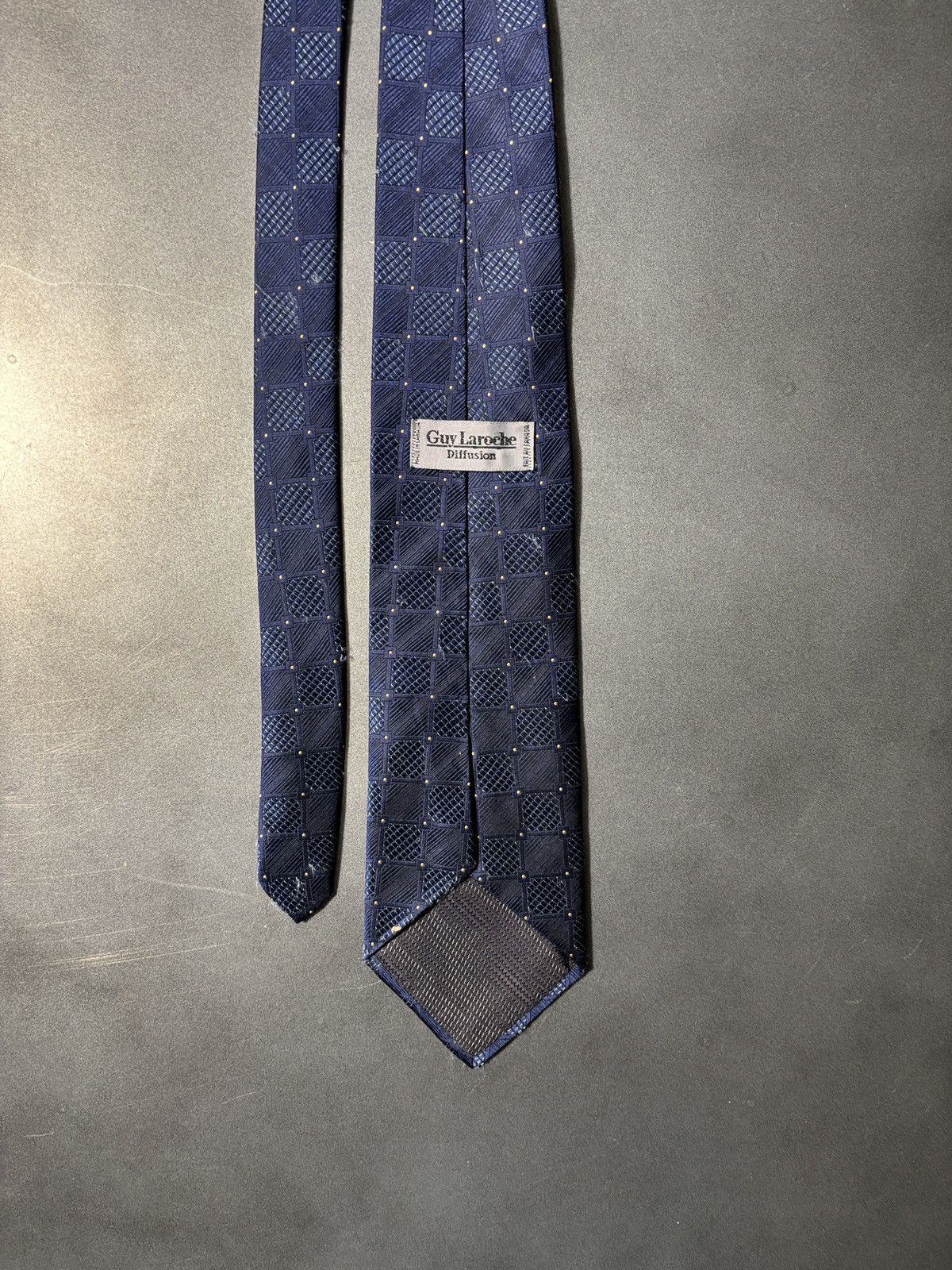 Guy Laroche Vintage Guy Laroche Silk Tie Diffusion Patterned Necktie 90s Size ONE SIZE - 5 Thumbnail