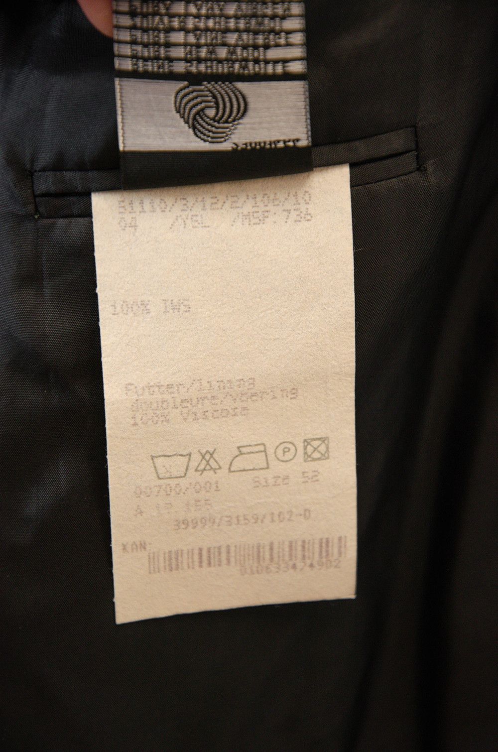 Yves Saint Laurent YSL pour Homme Charcoal Wool Blazer (EU 52 / L-XL) Size 52R - 12 Thumbnail