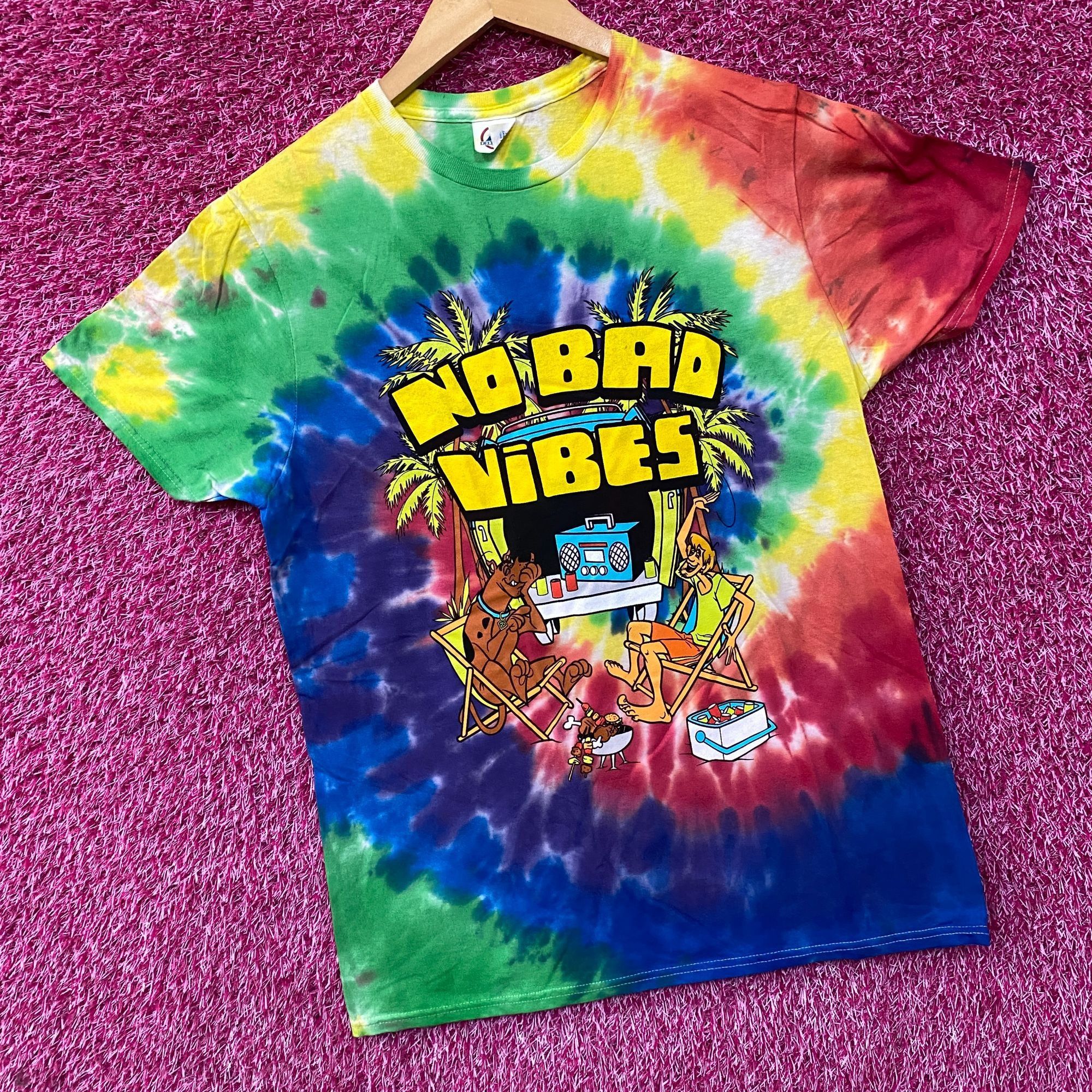 Other Scooby Doo Tie Dye No Bad Vibes Graphic T-Shirt Small Size US S / EU 44-46 / 1 - 3 Thumbnail