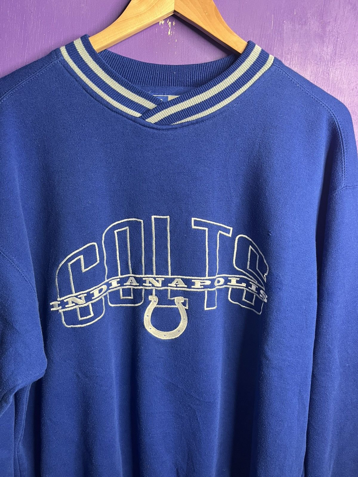 NFL × Starter × Vintage Vintage 90s Starter Indianapolis colts crewneck Size US M / EU 48-50 / 2 - 3 Thumbnail
