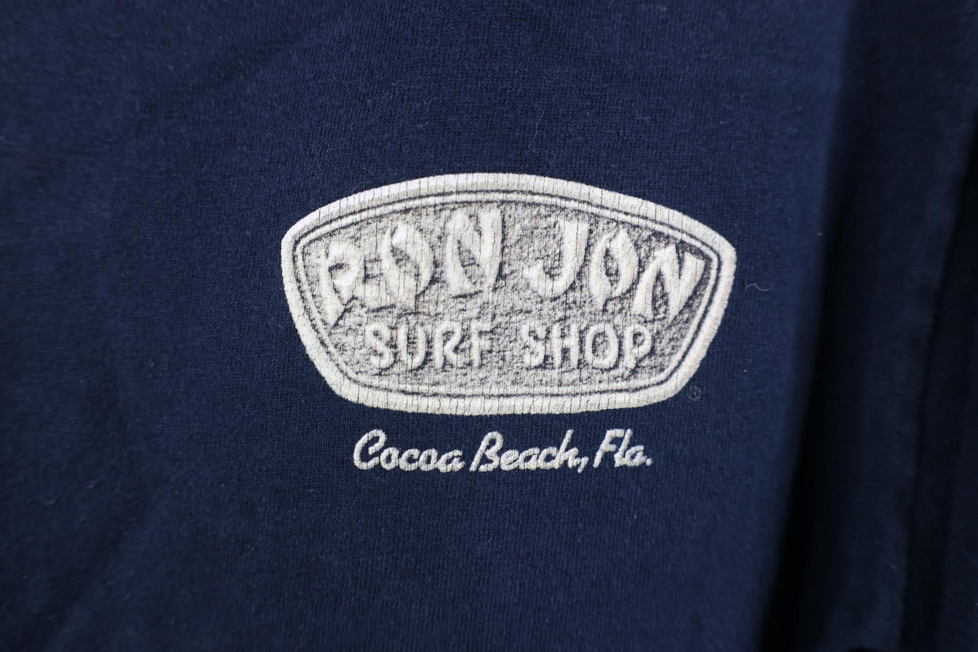Vintage Vintage Ron Jon Surf Shop Long Sleeve T-Shirt Navy Blue Size US S / EU 44-46 / 1 - 4 Thumbnail
