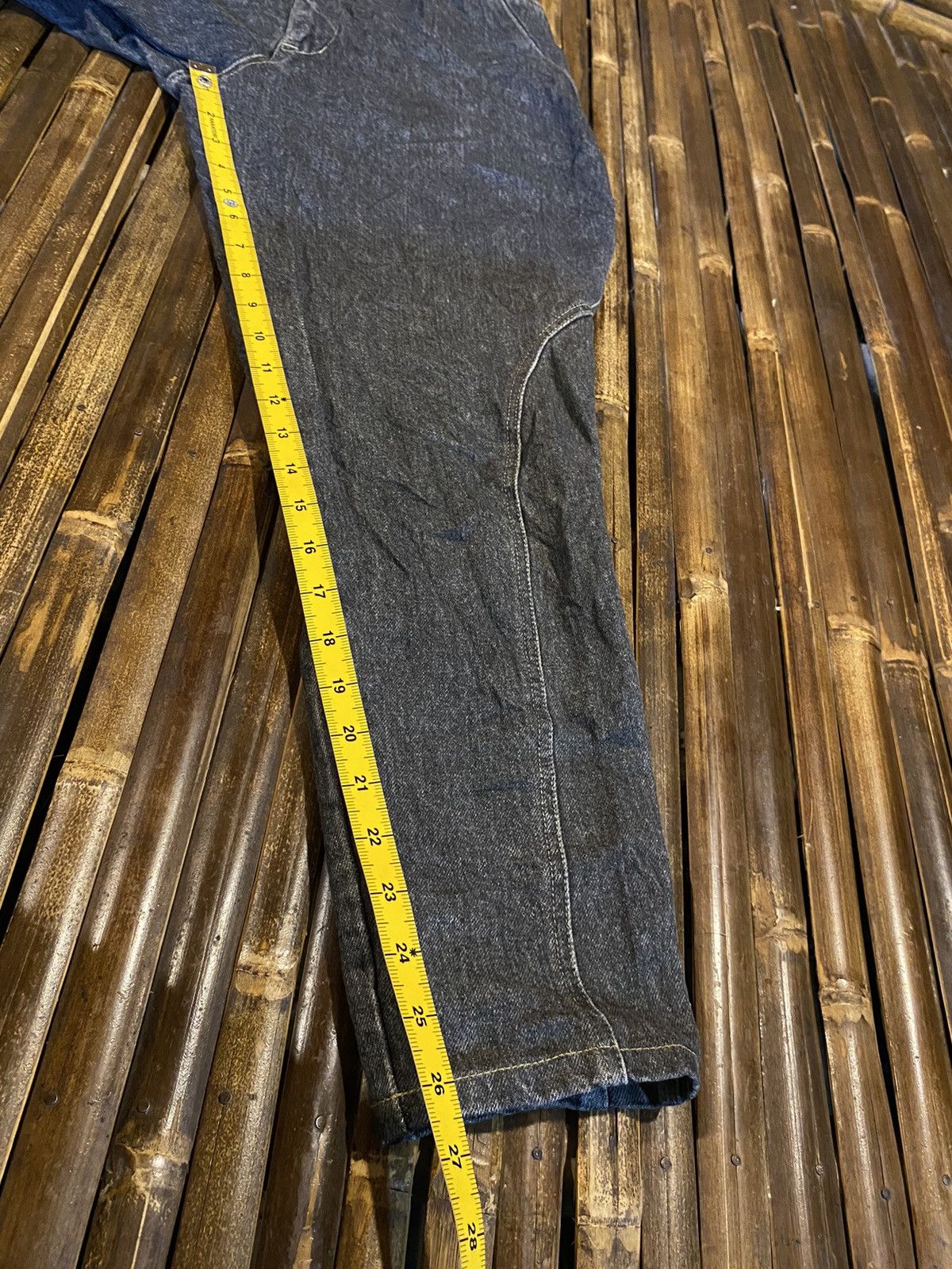 Japanese Brand FIRSTAID BODAGE DENIM PANTS Size 28" / US 6 / IT 42 - 12 Thumbnail