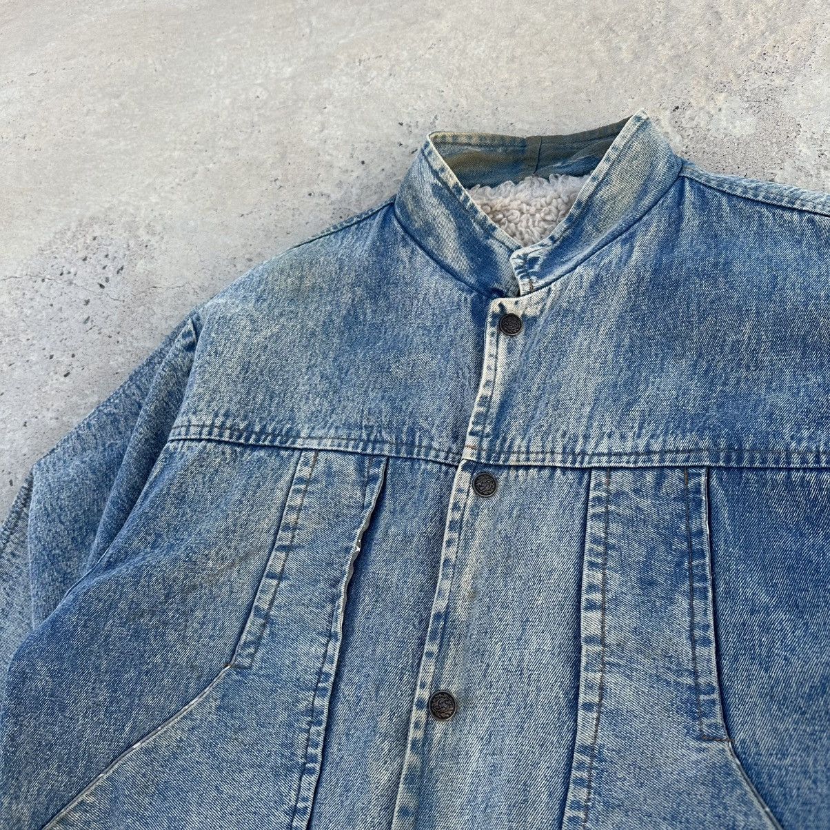 Vintage Vintage Denim Jacket Sherpa Lined Size US M / EU 48-50 / 2 - 9 Thumbnail