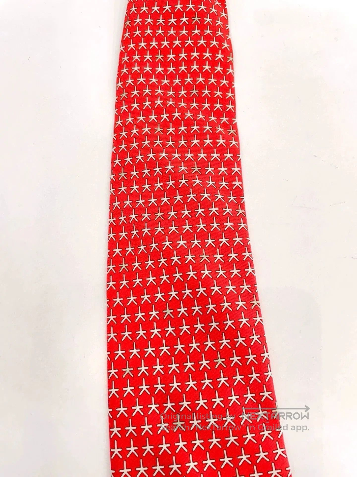 Hermes Hermes Limited Men's Silk Tie. Size ONE SIZE - 4 Thumbnail