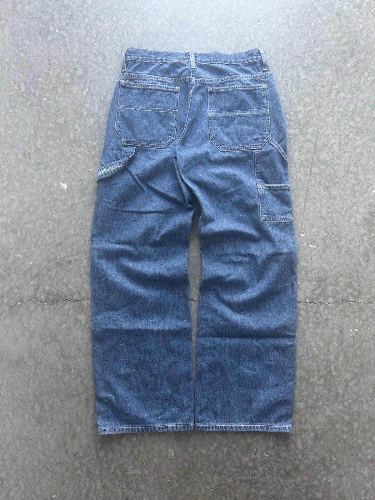 Calvin Klein × Vintage Vintage Y2K Baggy Calvin Klein Carpenter Jeans 29x29 Size US 29 - 1 Thumbnail