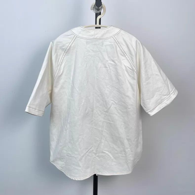 Louis Vuitton Louis Vuitton White dark print denim baseball short sleeve Size US M / EU 48-50 / 2 - 2 Thumbnail