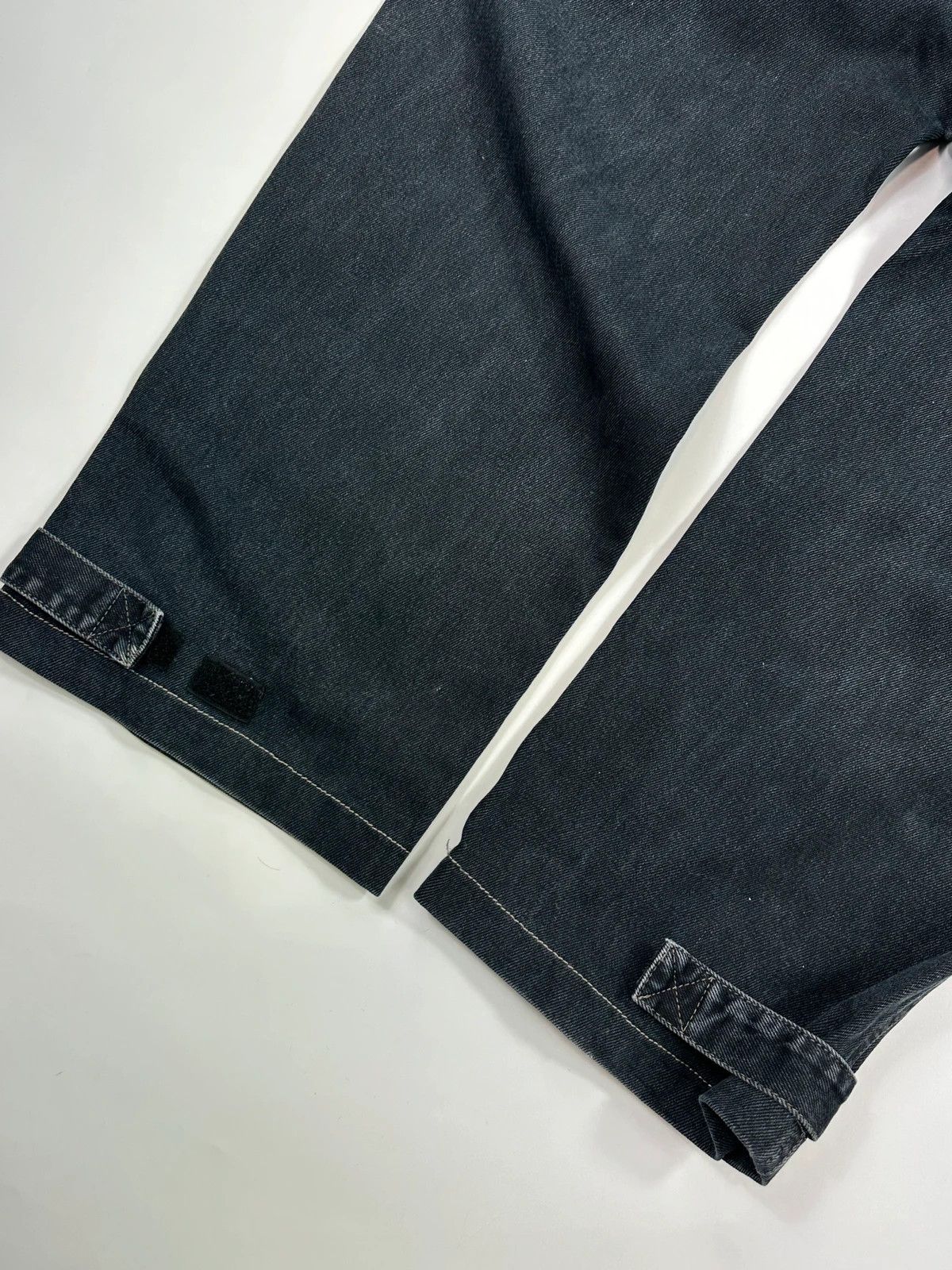 Armani Armani Jeans 00’s Black Indigo Carpenter Wide Legs Jeans Size US 32 / EU 48 - 7 Thumbnail