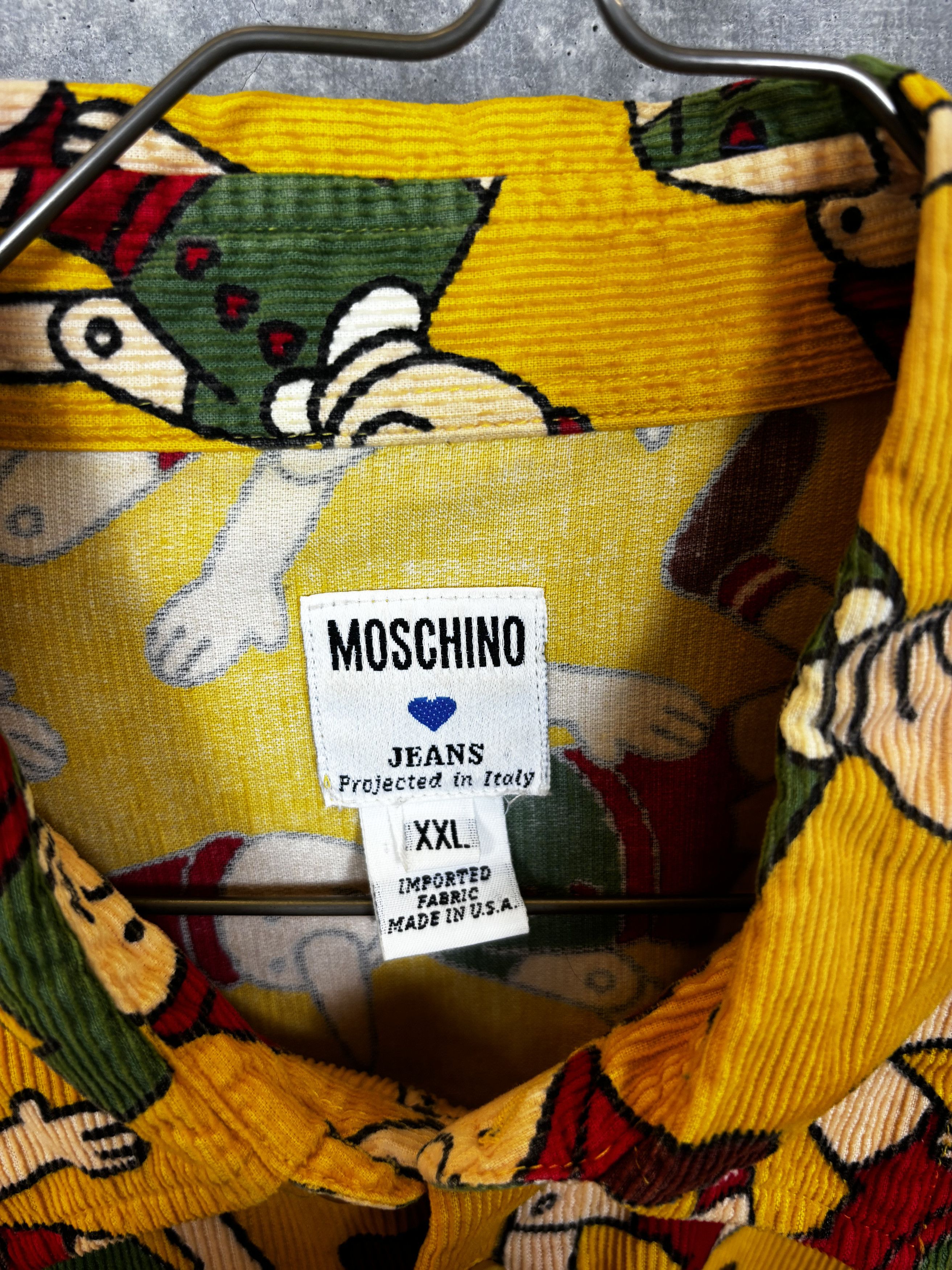 Moschino MOSCHINO VINTAGE PINOCCHIO CORDUROY SHIRT Size US XXL / EU 58 / 5 - 3 Thumbnail